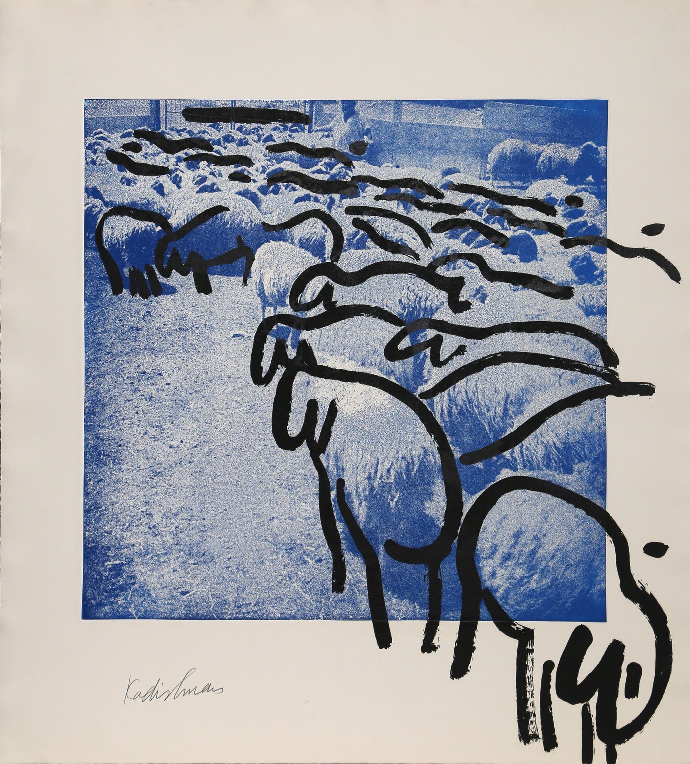 Menashe Kadishman, Sheep Portfolio 2 Menashe Kadishman, Sheep Portfolio 2
