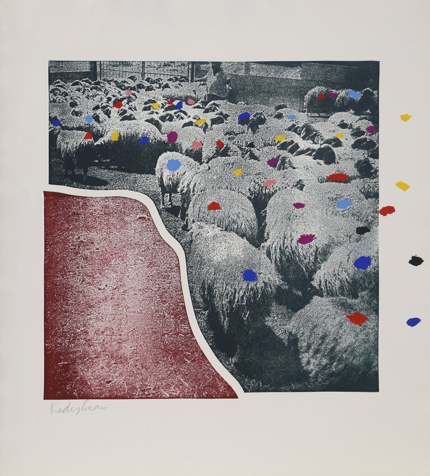 Menashe Kadishman, Sheep Portfolio 5 Menashe Kadishman, Sheep Portfolio 5