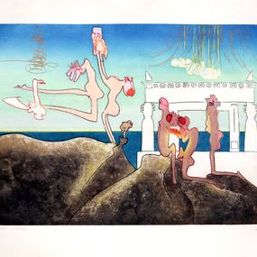 Print, 10AM from L'Arc Obscur des Heures, Roberto Matta
