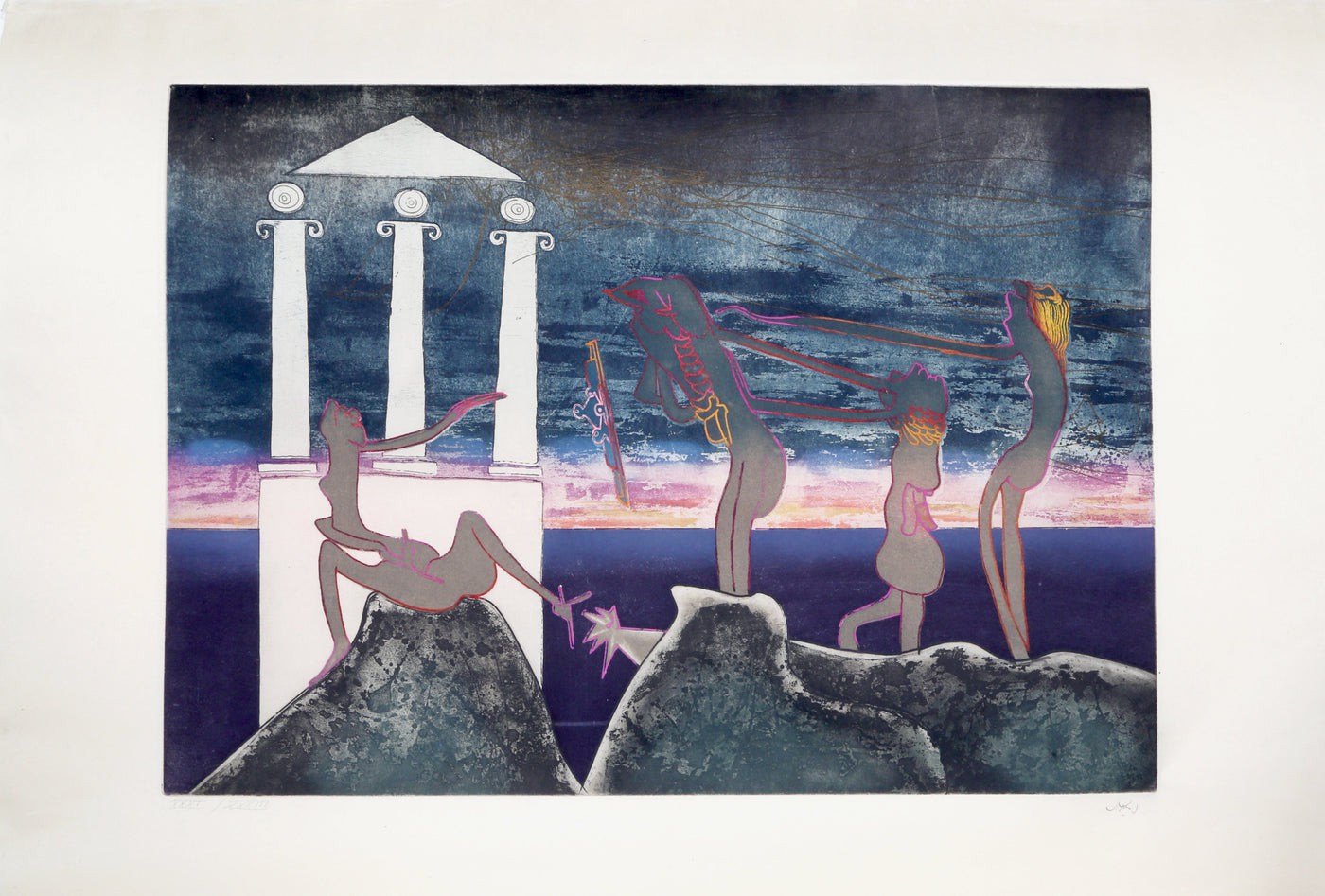 Roberto Matta, 10PM from L'Arc Obscur des Heures Roberto Matta, 10PM from L'Arc Obscur des Heures