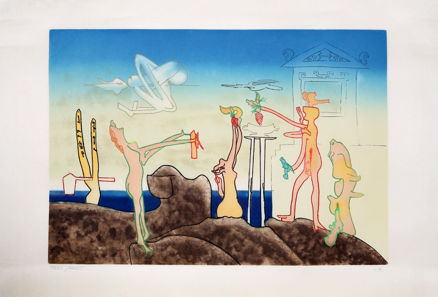 Roberto Matta, 12AM from L'Arc Obscur des Heures Roberto Matta, 12AM from L'Arc Obscur des Heures