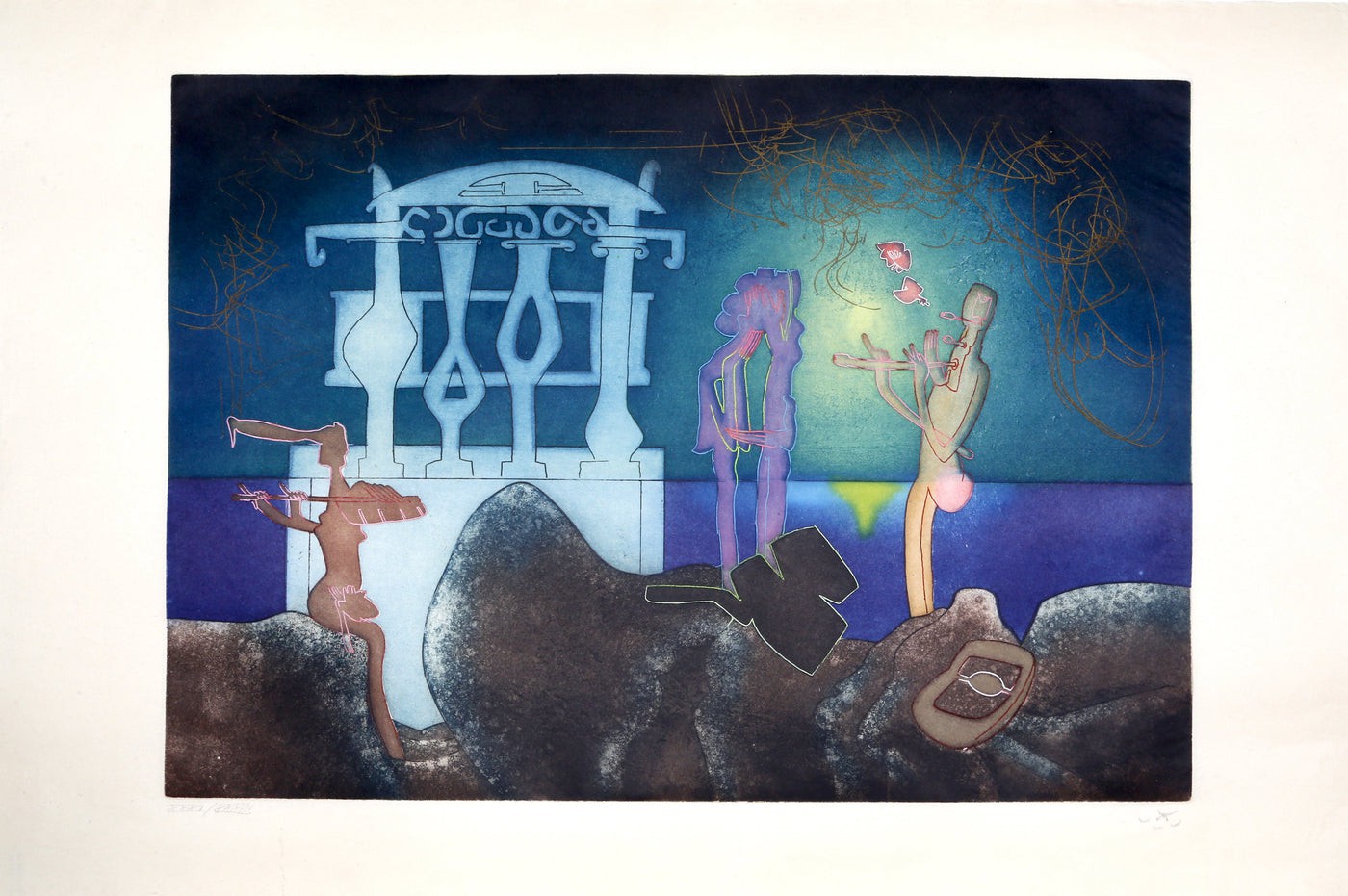Roberto Matta, 2AM from L'Arc Obscur des Heures Roberto Matta, 2AM from L'Arc Obscur des Heures