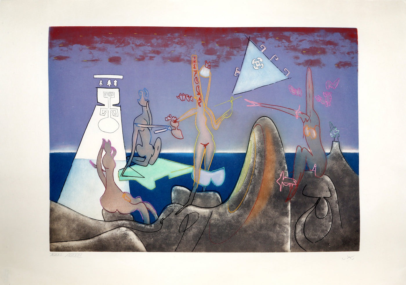 Roberto Matta, 4AM from L'Arc Obscur des Heures Roberto Matta, 4AM from L'Arc Obscur des Heures