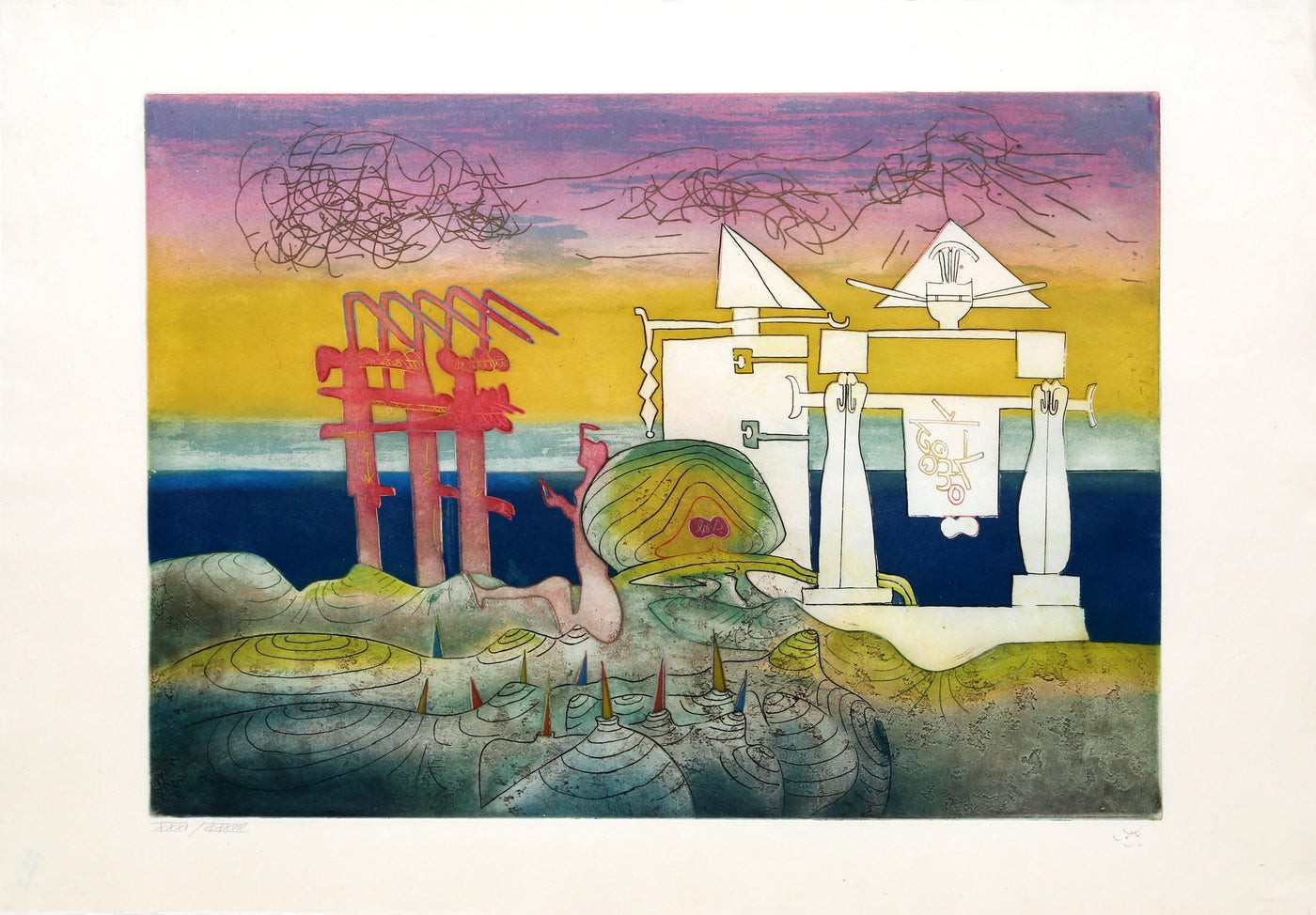 Roberto Matta, 8PM from L'Arc Obscur des Heures Roberto Matta, 8PM from L'Arc Obscur des Heures