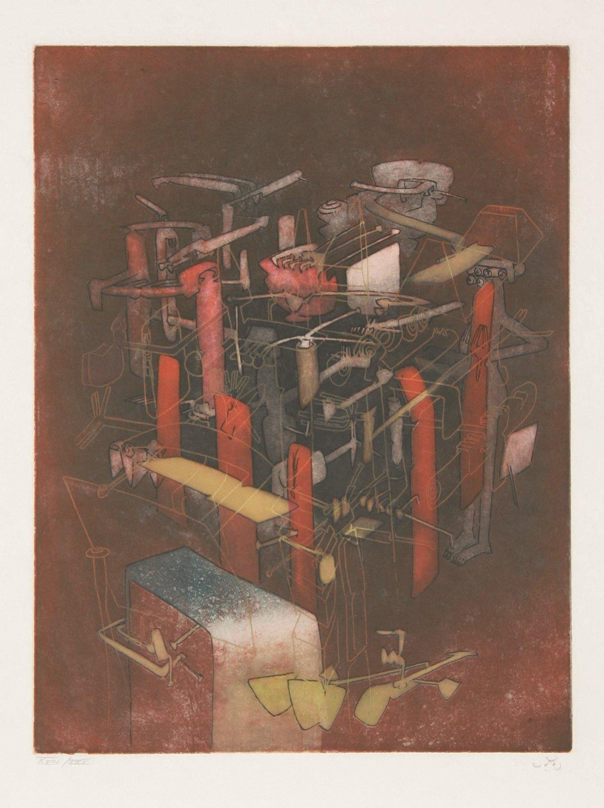 Roberto Matta, Etre atout from Hom'mere III - L'Ergonaute Roberto Matta, Etre atout from Hom'mere III - L'Ergonaute