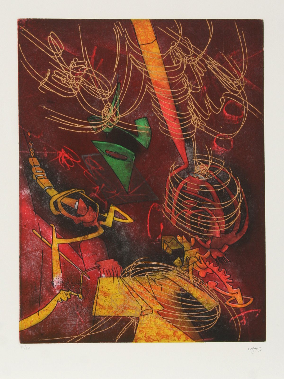 Roberto Matta, Hom'mere IV - 1 Roberto Matta, Hom'mere IV - 1