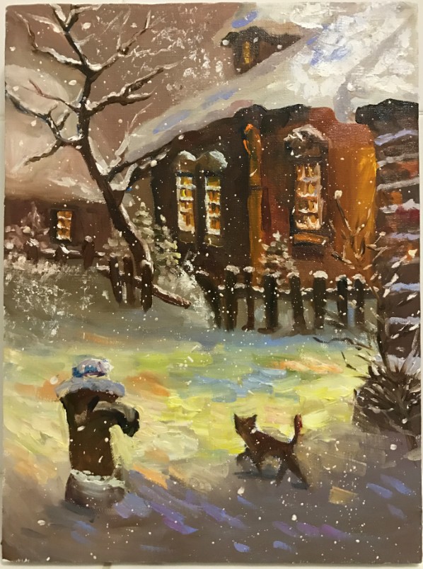 Galina Kulaga, Winter fairy tale Galina Kulaga, Winter fairy tale