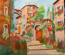 Peinture, Favorite street, Galina Kulaga