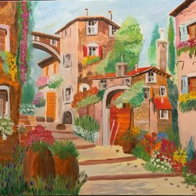 Gemälde, Favorite street, Galina Kulaga