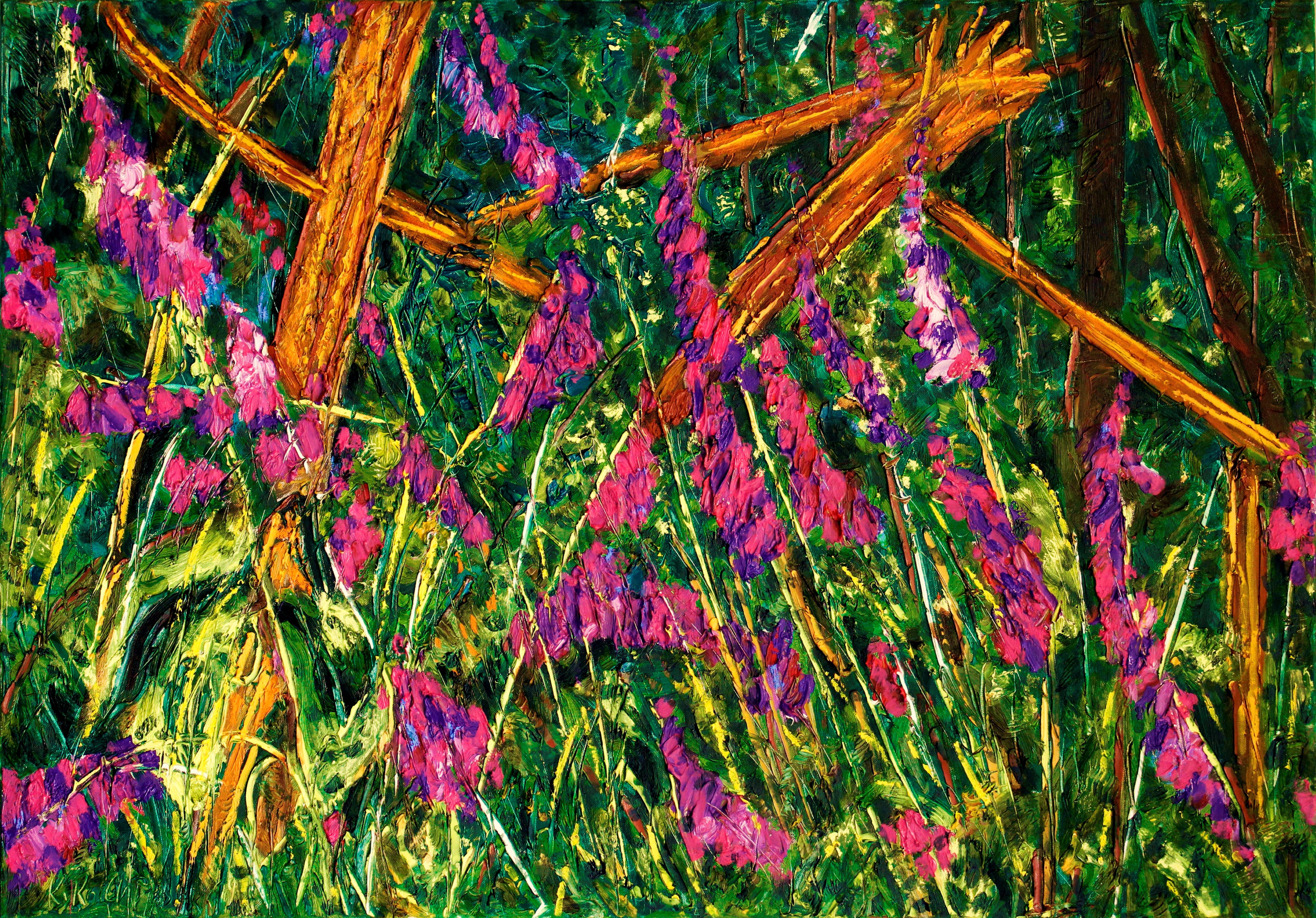 Karl-Karol Chrobok, Thimbles in front of the forest no.2 Karl-Karol Chrobok, Thimbles in front of the forest no.2