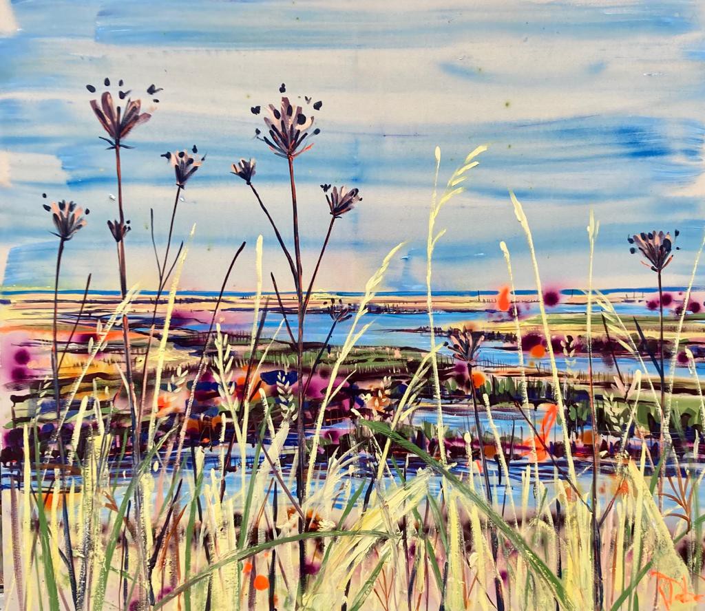 Rachael Dalzell, Where the sky meets the sea down on the marsh Rachael Dalzell, Where the sky meets the sea down on the marsh
