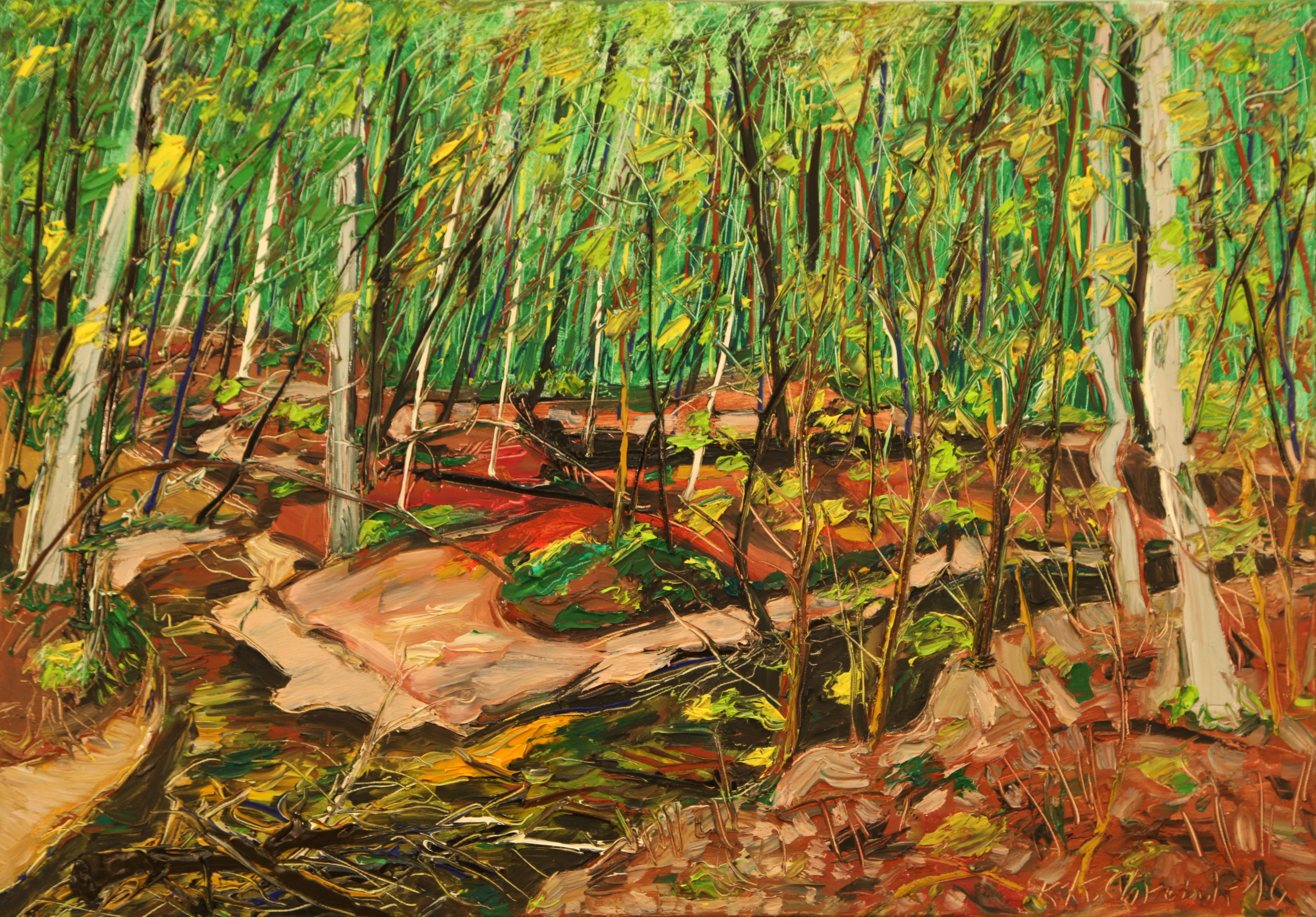 Karl-Karol Chrobok, At the creek - Hasbruch no.1 Karl-Karol Chrobok, At the creek - Hasbruch no.1