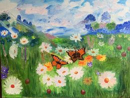 Peinture, Charming summer, Galina Kulaga