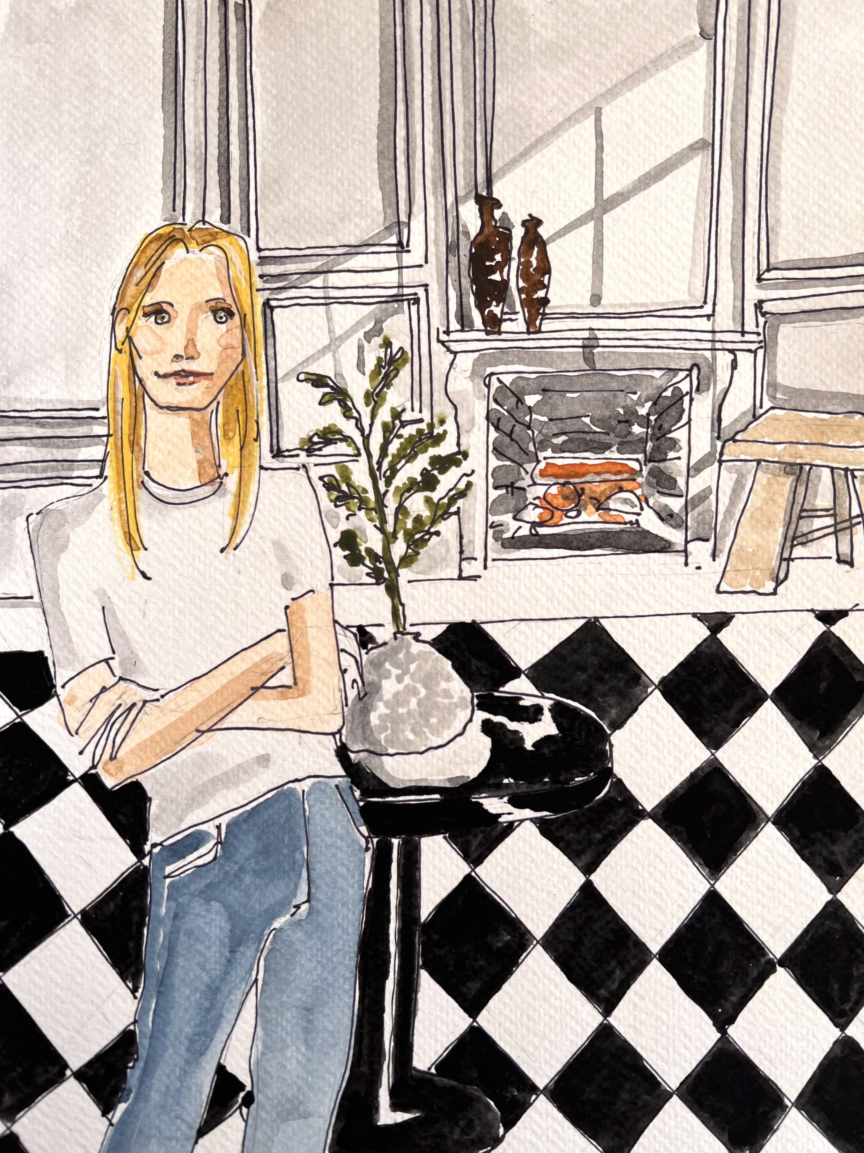Manuel Santelices, Gwyneth Paltrow at home in Montecito Manuel Santelices, Gwyneth Paltrow at home in Montecito