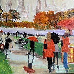Painting, History of one day, Galina Kulaga