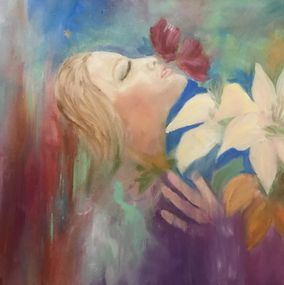 Gemälde, Tenderness at the tip of a petal, Galina Kulaga
