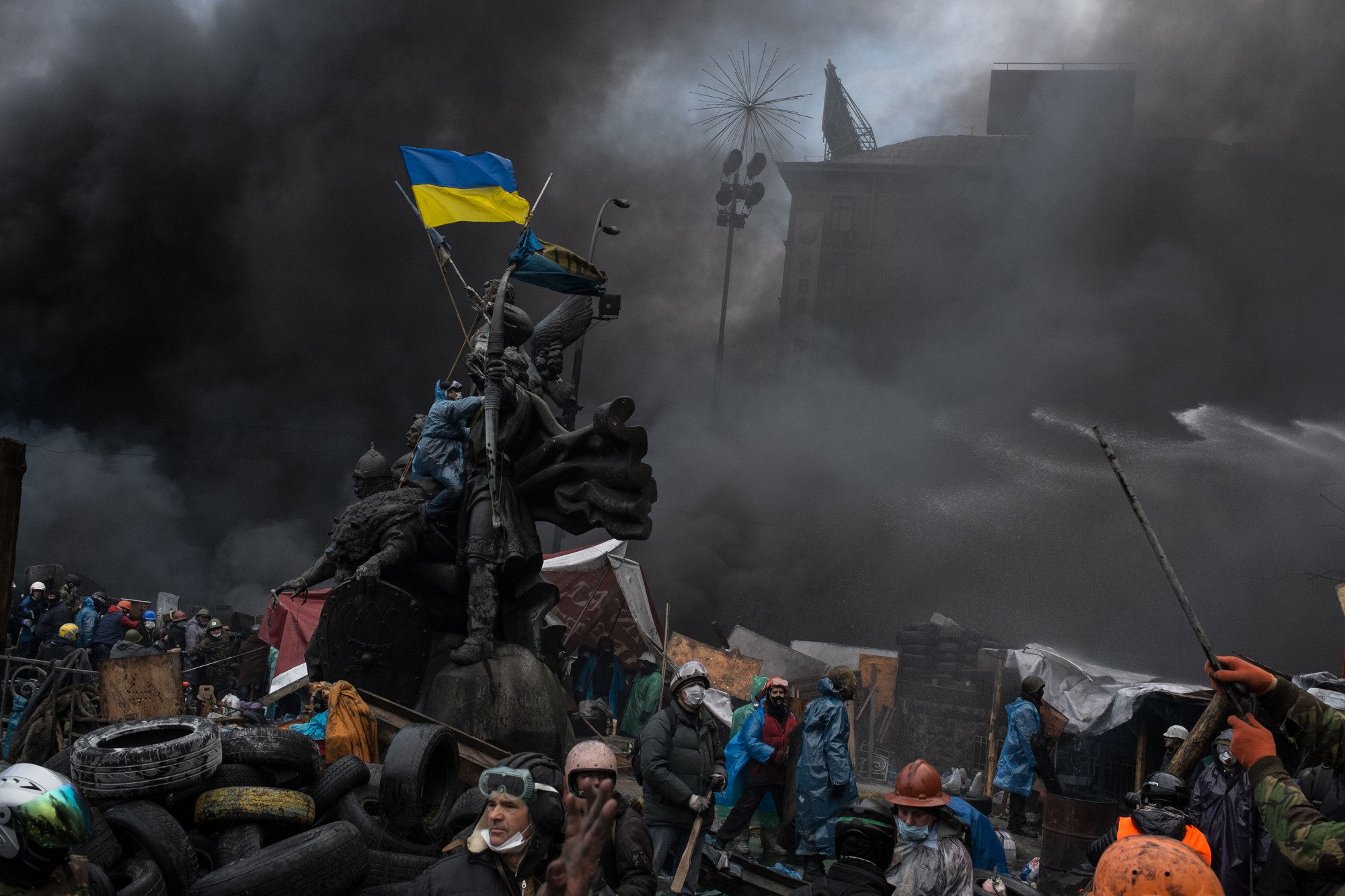 Eric Bouvet, Kiev, Ukraine, février 2014 Eric Bouvet, Kiev, Ukraine, février 2014