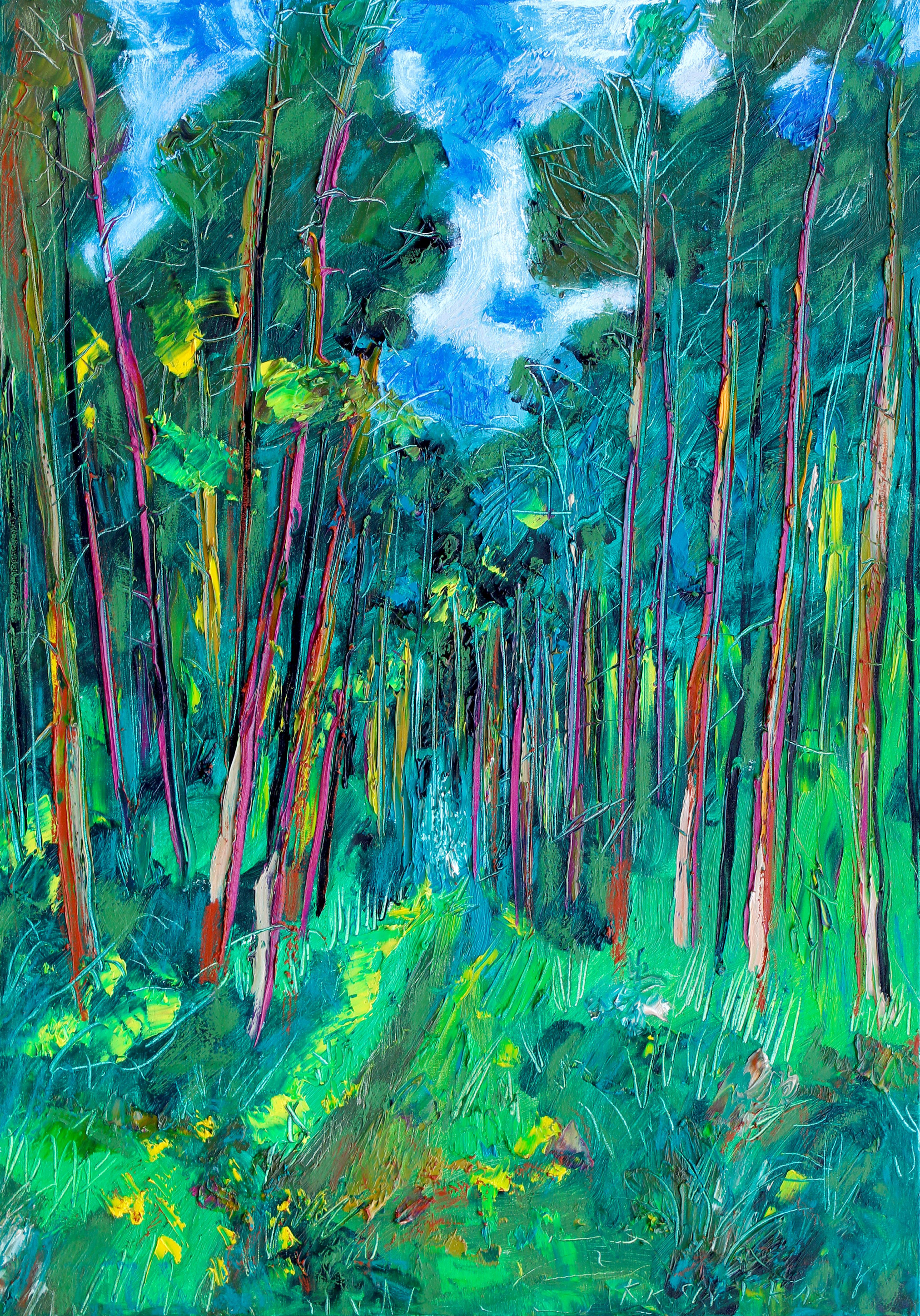 Karl-Karol Chrobok, Forest no.1 /purple Karl-Karol Chrobok, Forest no.1 /purple