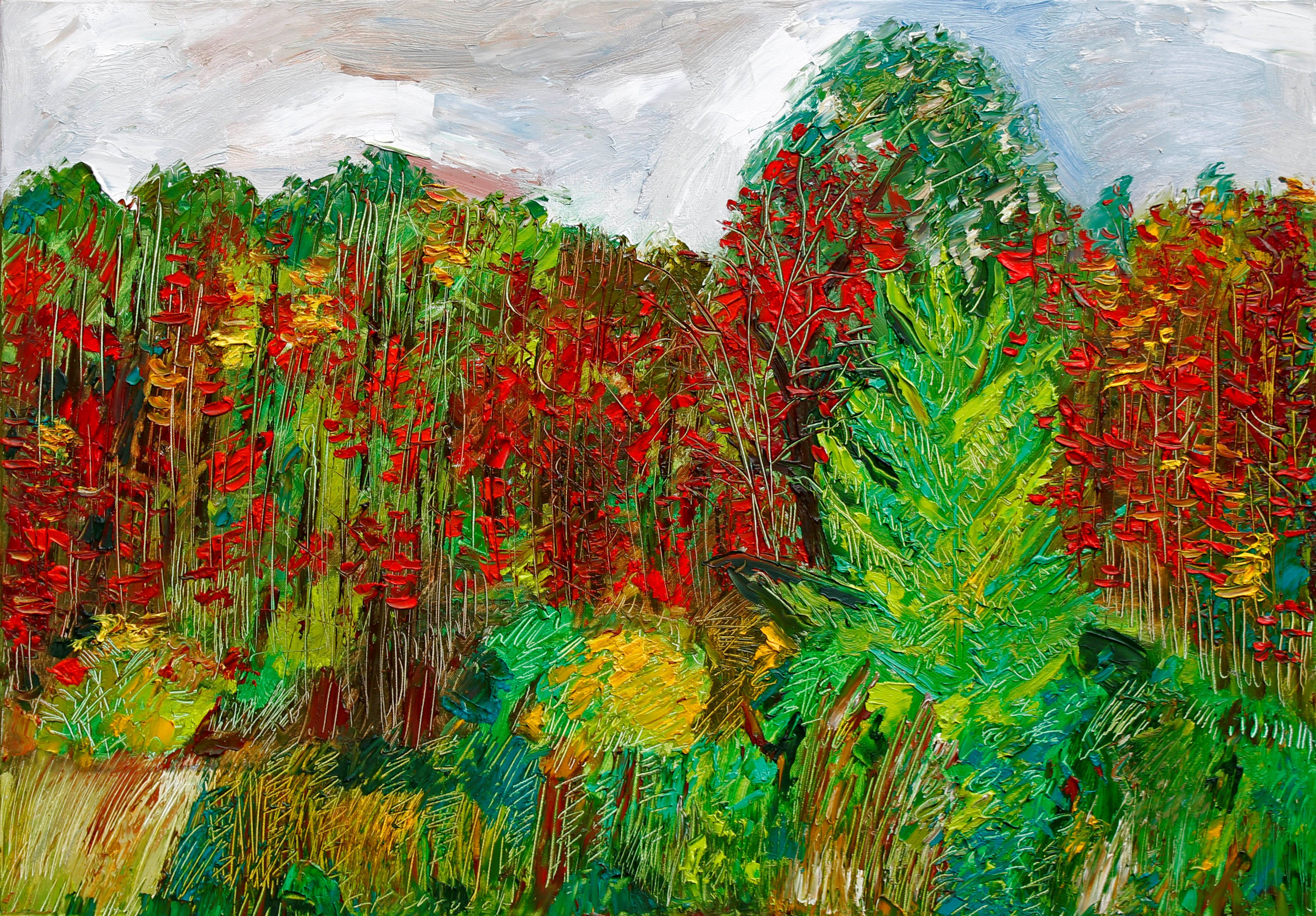 Karl-Karol Chrobok, Landschaft mit rowan trees Karl-Karol Chrobok, Landschaft mit rowan trees