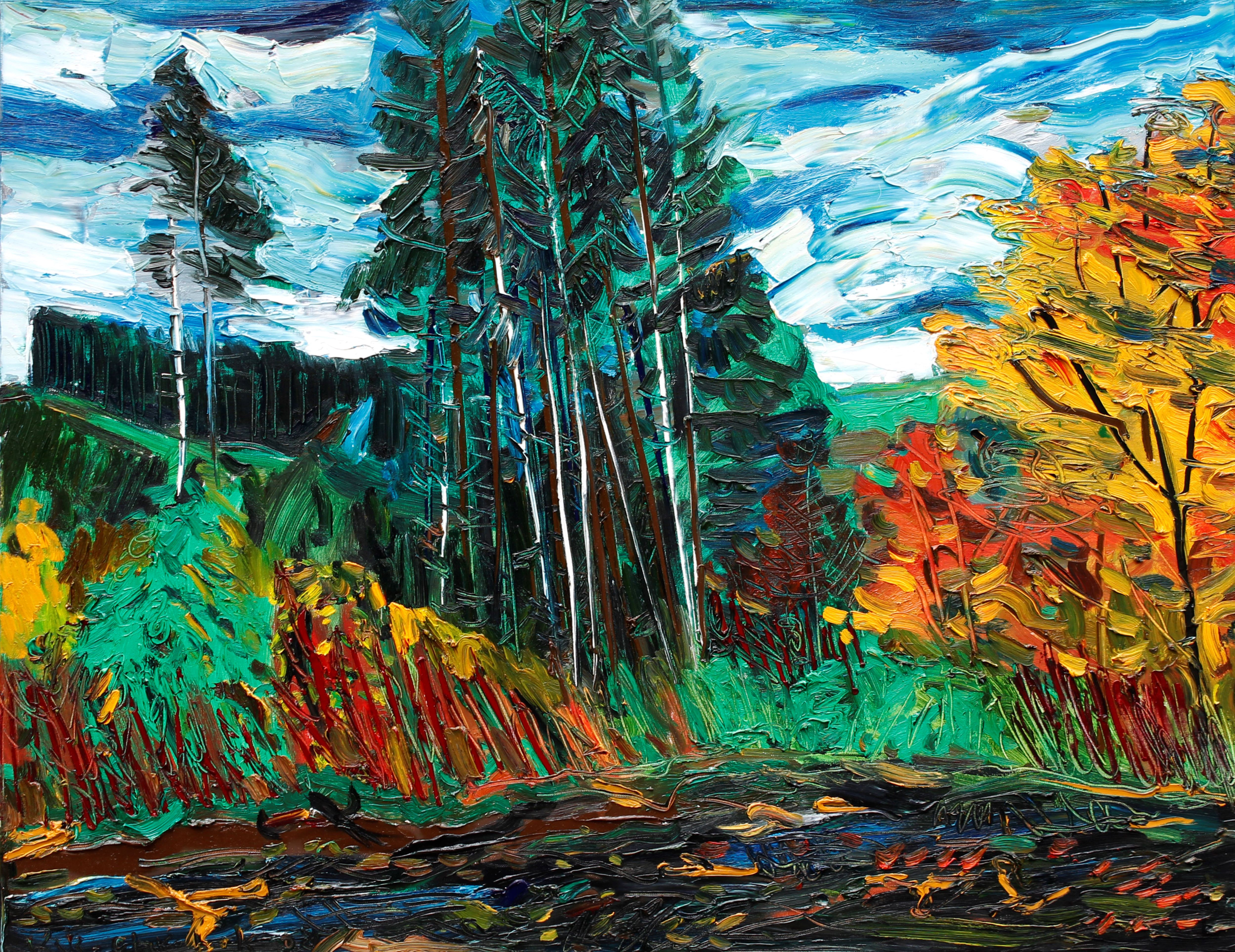 Karl-Karol Chrobok, Autumn landscape no.5 Karl-Karol Chrobok, Autumn landscape no.5