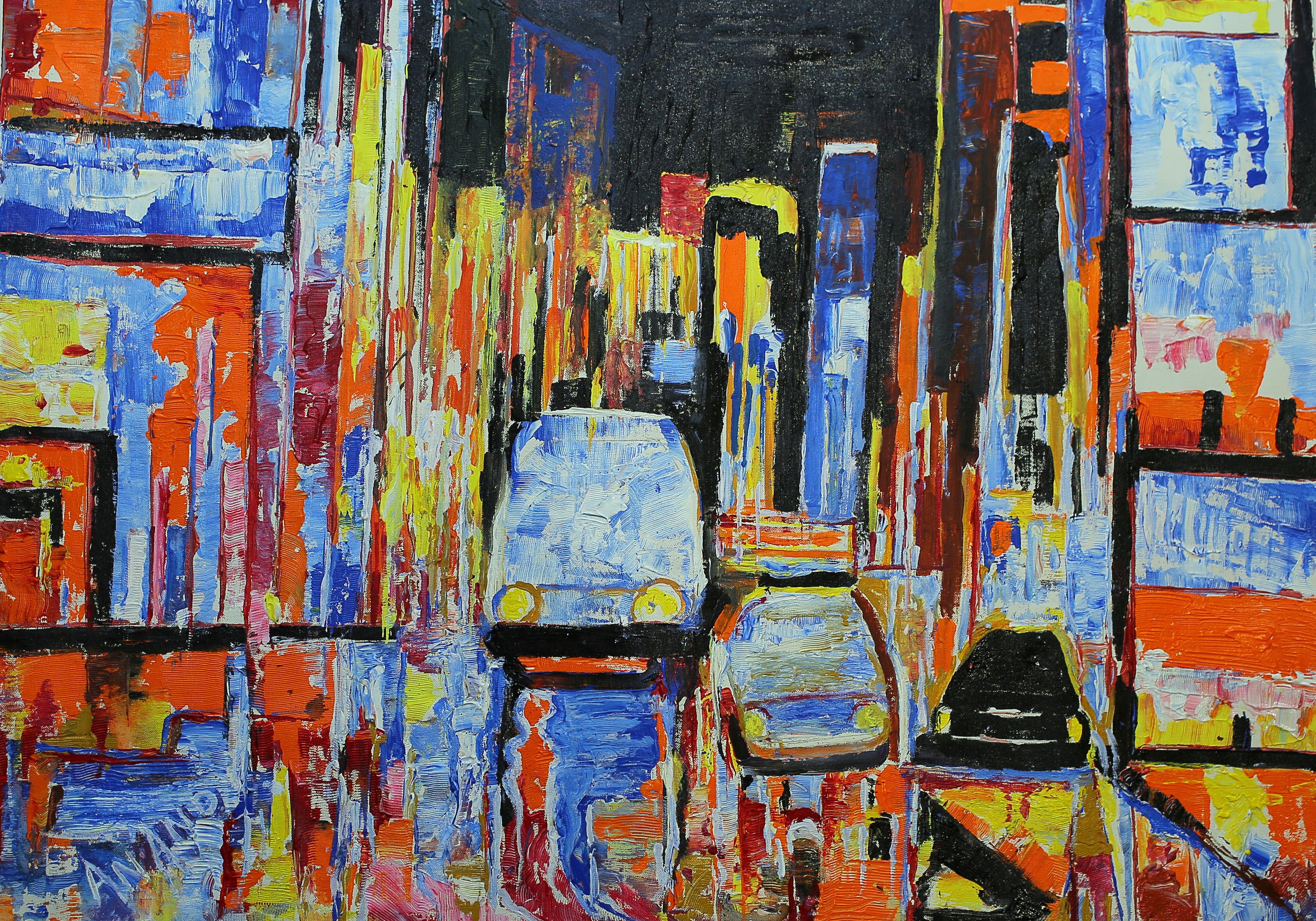 Anand Manchiraju, A busy street in New York Anand Manchiraju, A busy street in New York