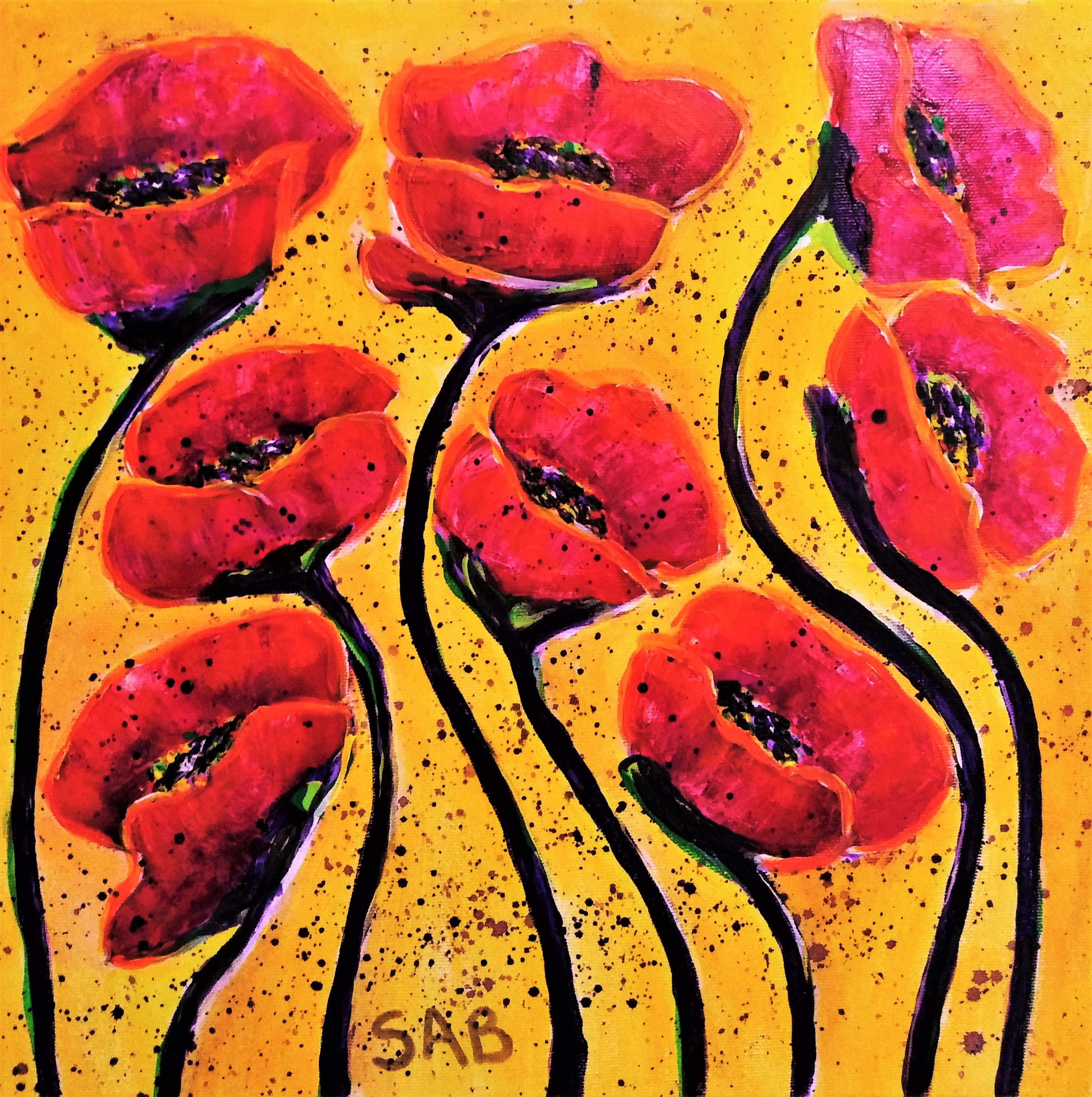 SAB, Coquelicots N°8 jaune SAB, Coquelicots N°8 jaune