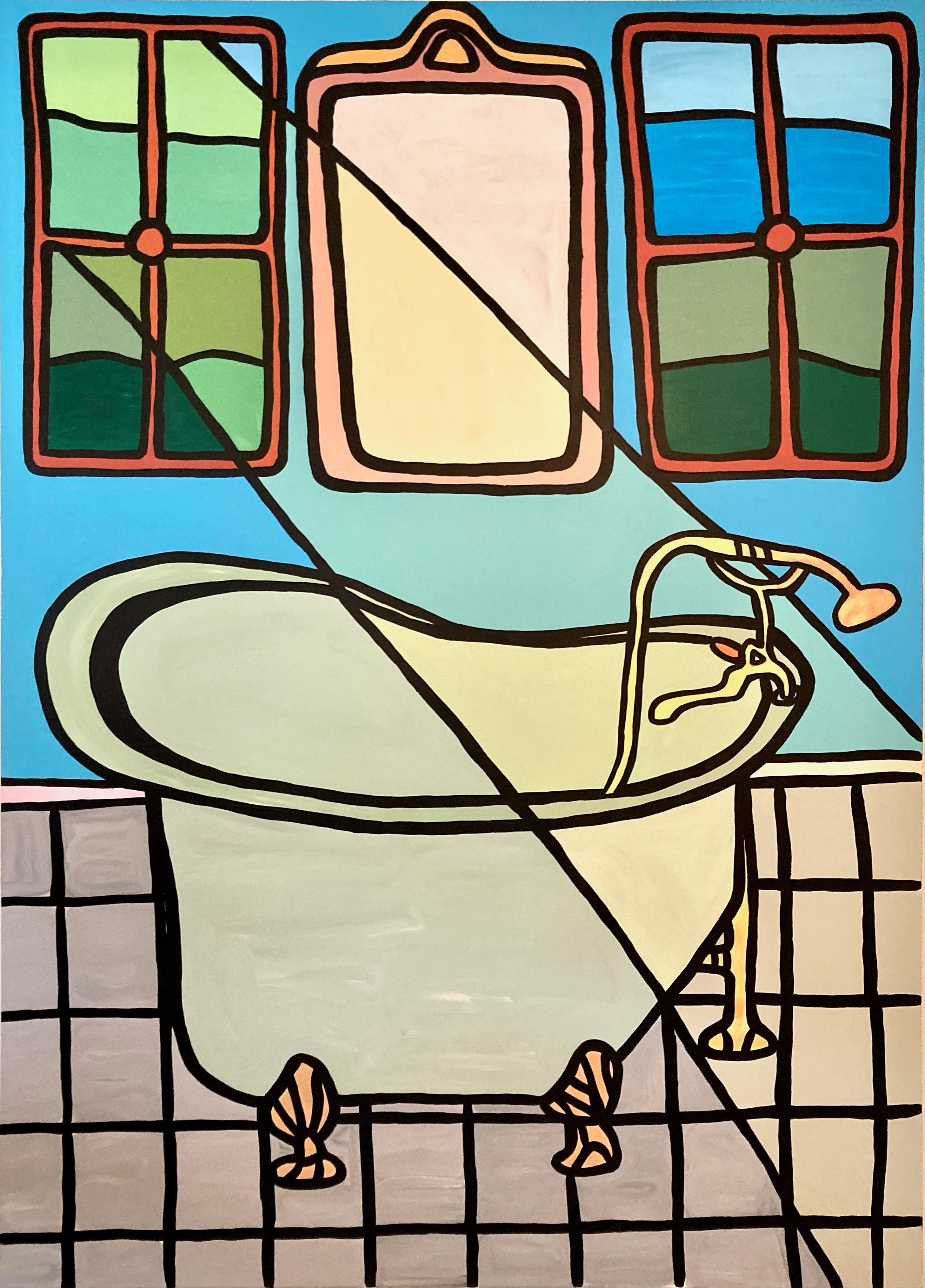 Perrine Anna Chantal, An argument in the bathroom Perrine Anna Chantal, An argument in the bathroom