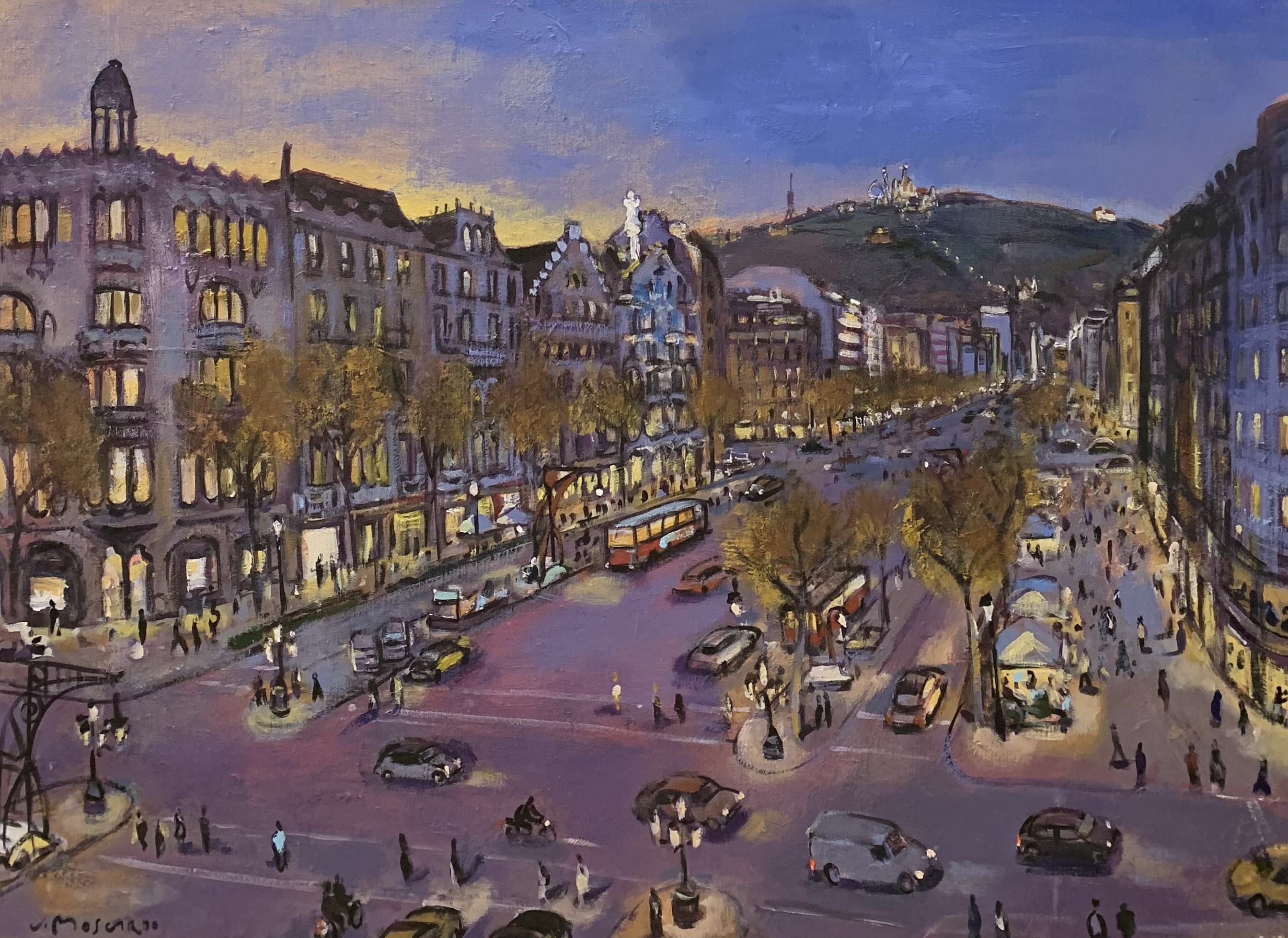 Josep Moscardó, Barcelona, passeig de Gràcia Josep Moscardó, Barcelona, passeig de Gràcia