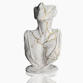 Sculpture, Tired face (White Edition), Santicri