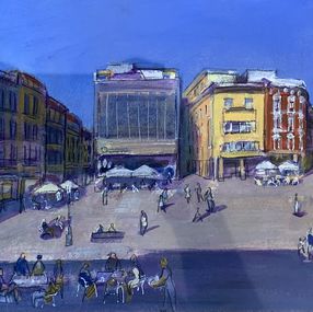 Gemälde, Plaça Mercadal, Reus, Josep Moscardó