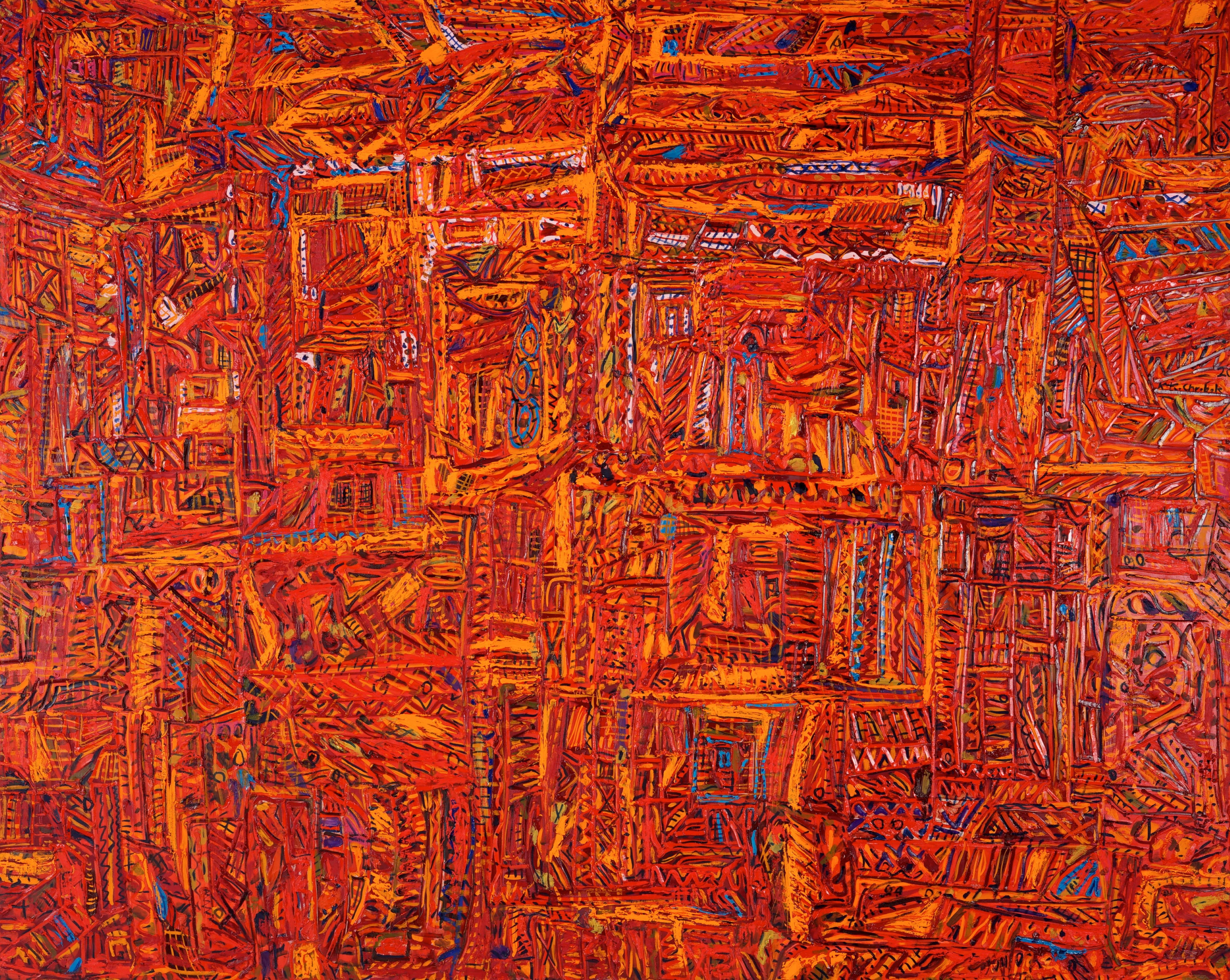 Karl-Karol Chrobok, Eyewalk in red Karl-Karol Chrobok, Eyewalk in red