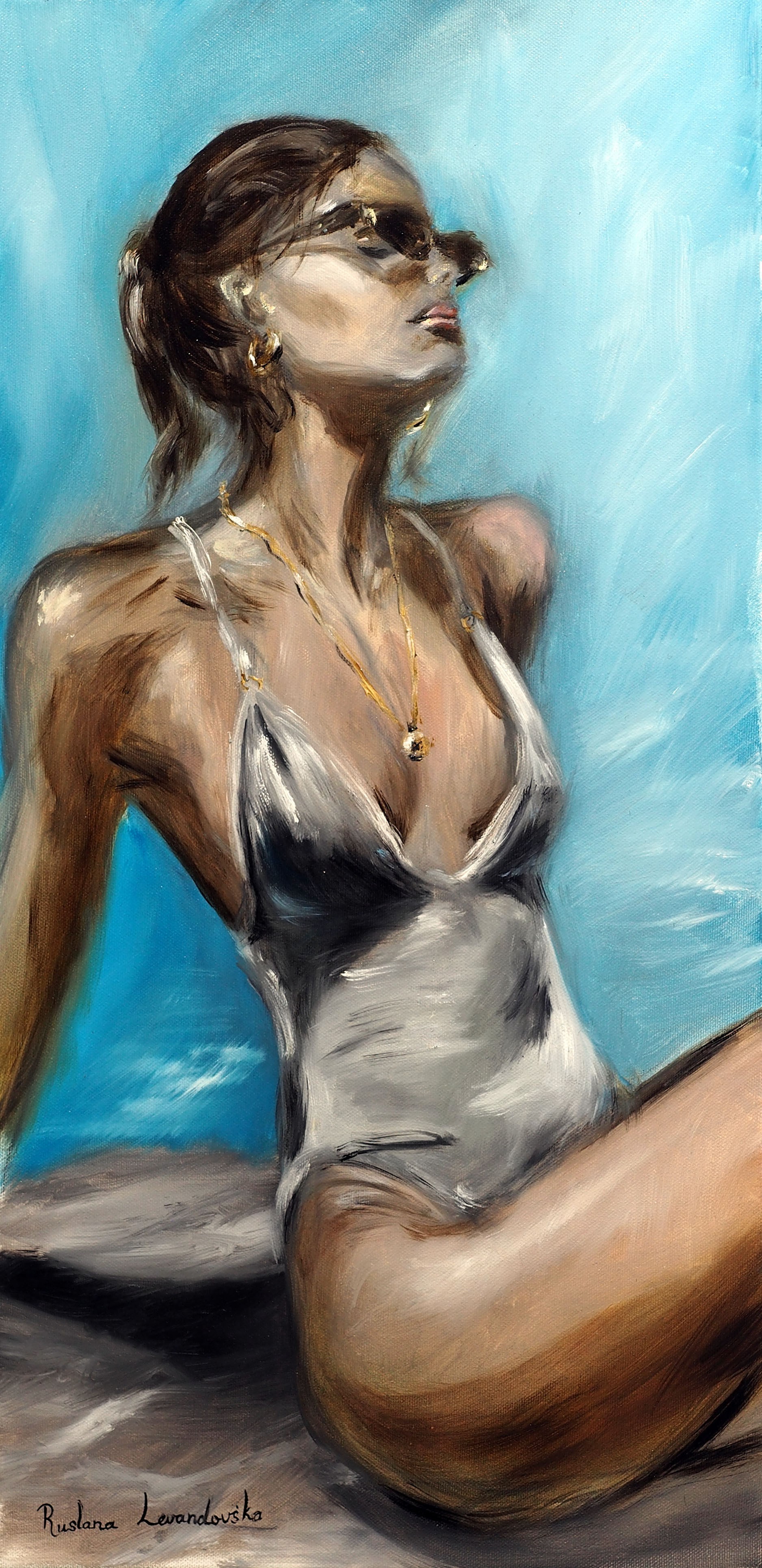 Ruslana Levandovska, By the pool Ruslana Levandovska, By the pool