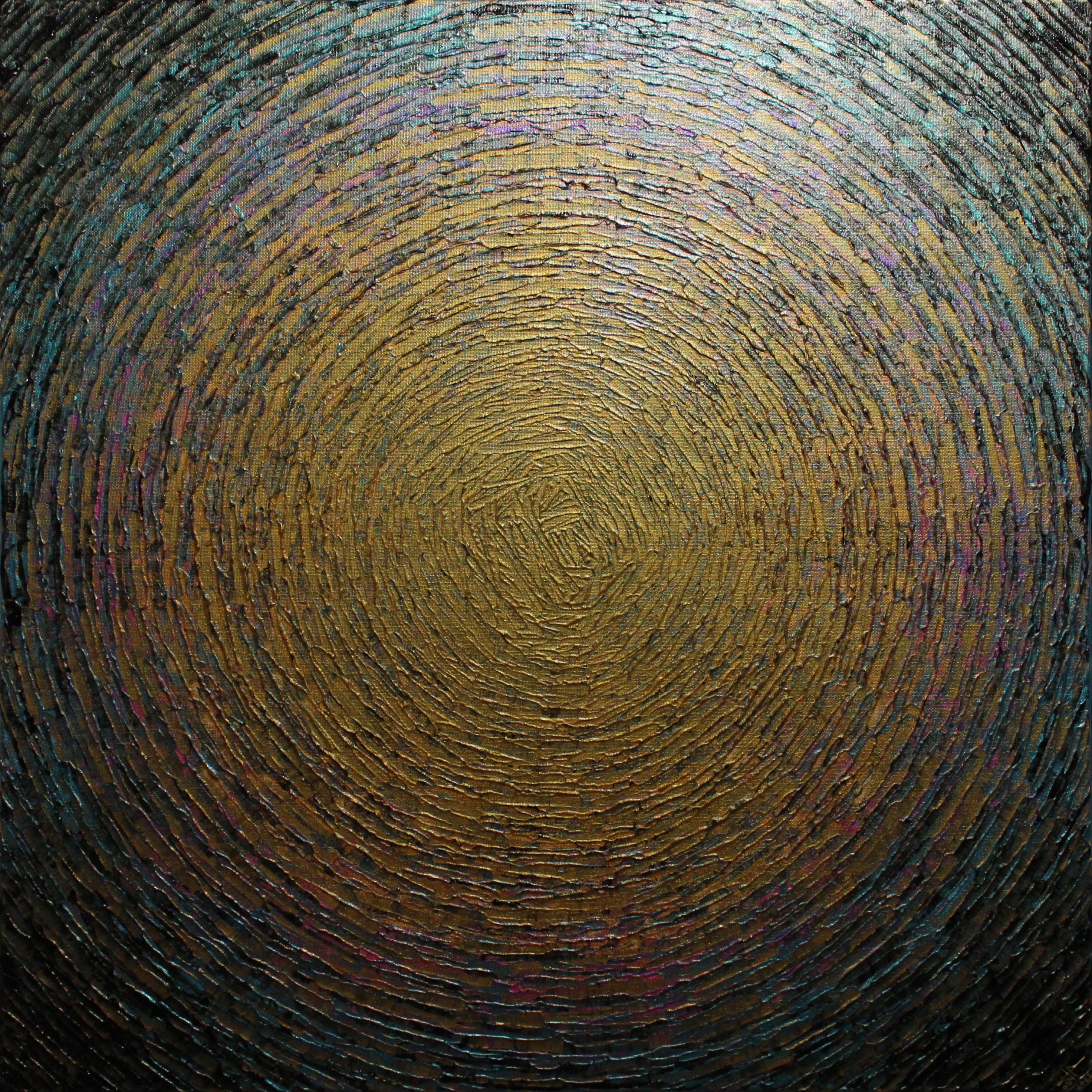 Jonathan Pradillon, Éclat or rose bleu iridescent Jonathan Pradillon, Éclat or rose bleu iridescent