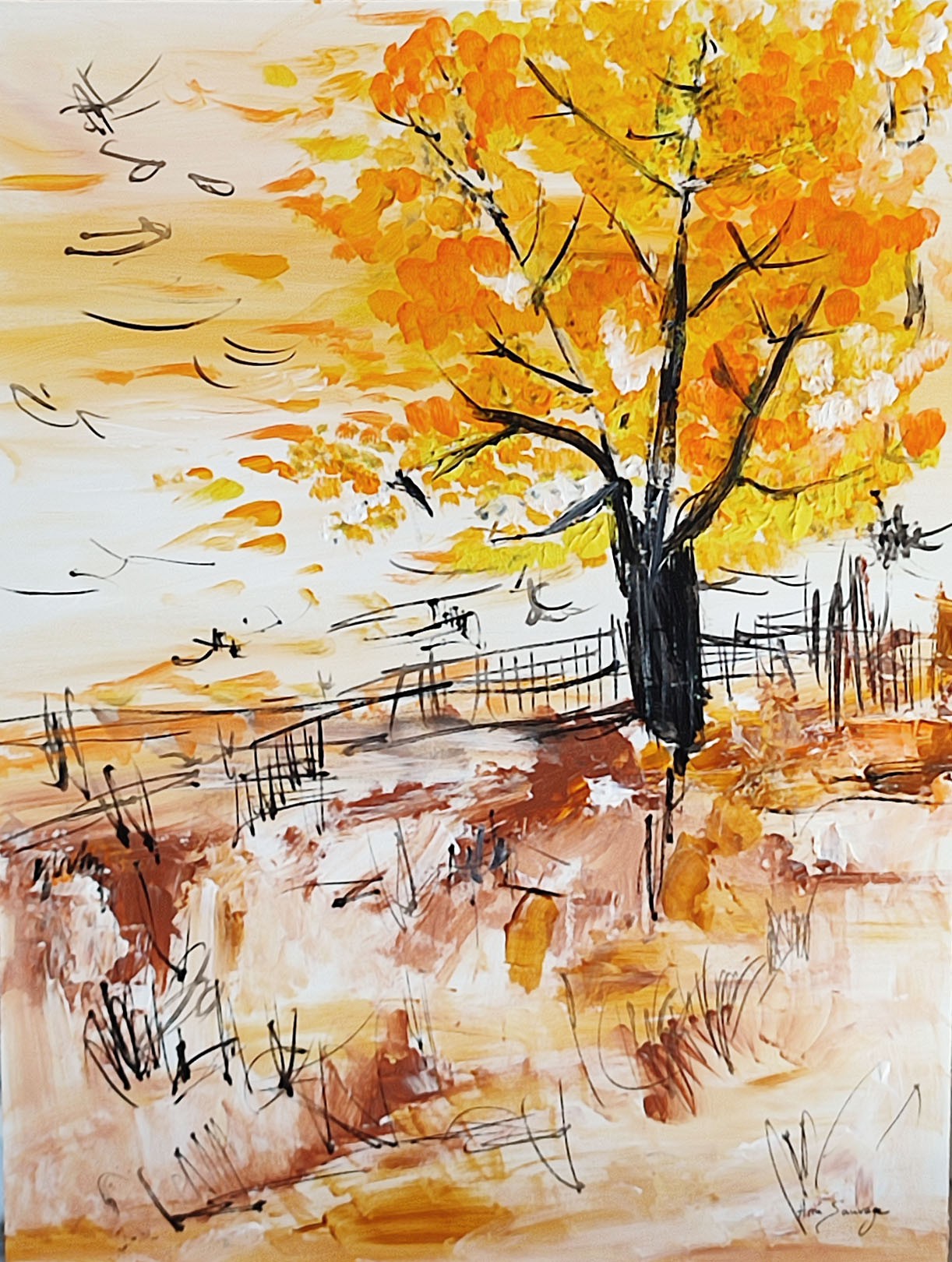 Âme Sauvage, L'arbre en pleine campagne Âme Sauvage, L'arbre en pleine campagne