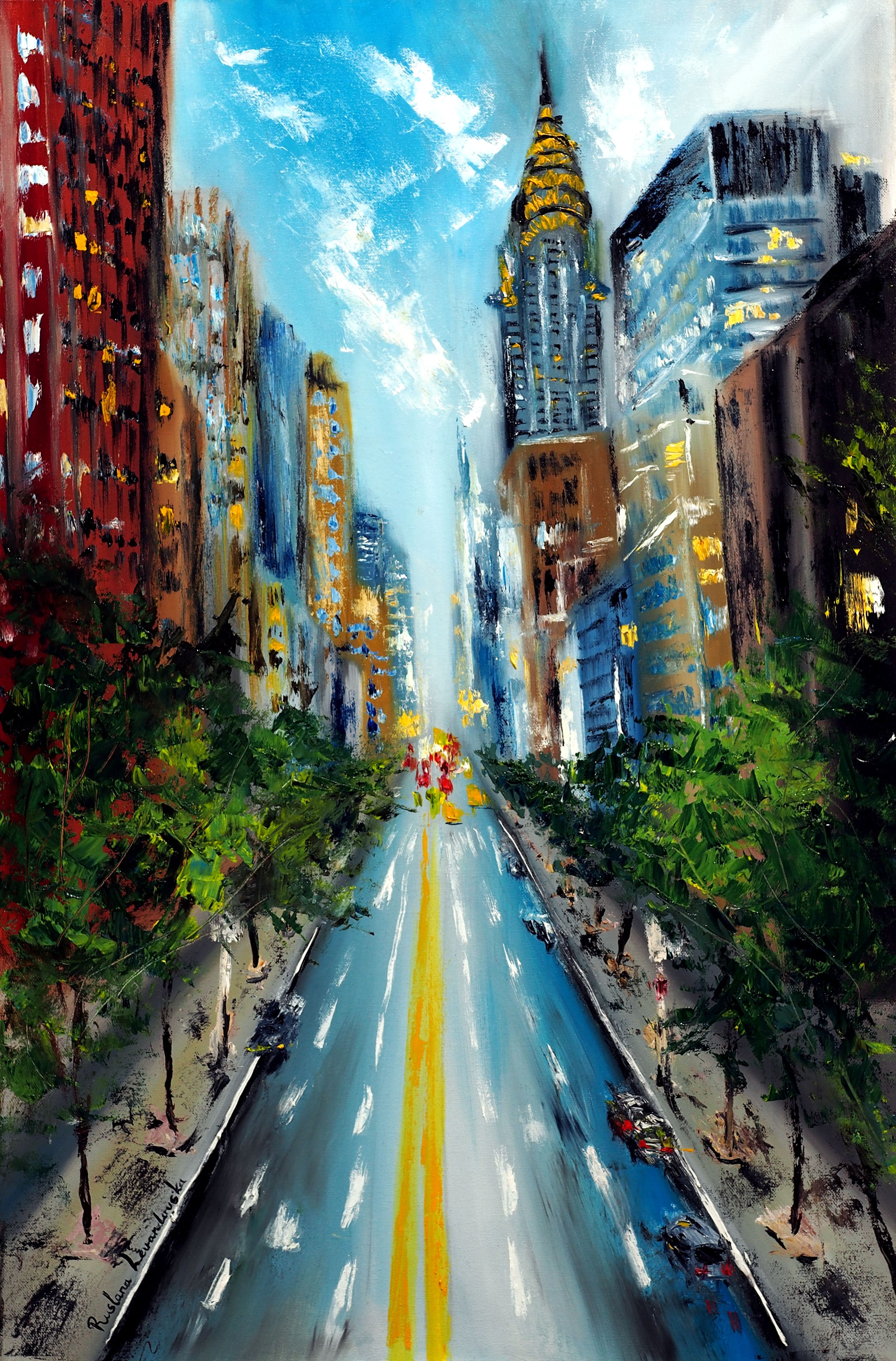 Ruslana Levandovska, Manhattan Street, New York Ruslana Levandovska, Manhattan Street, New York
