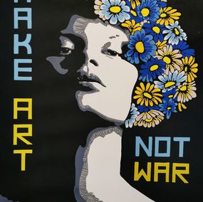Gemälde, Make art, not War, B.AX