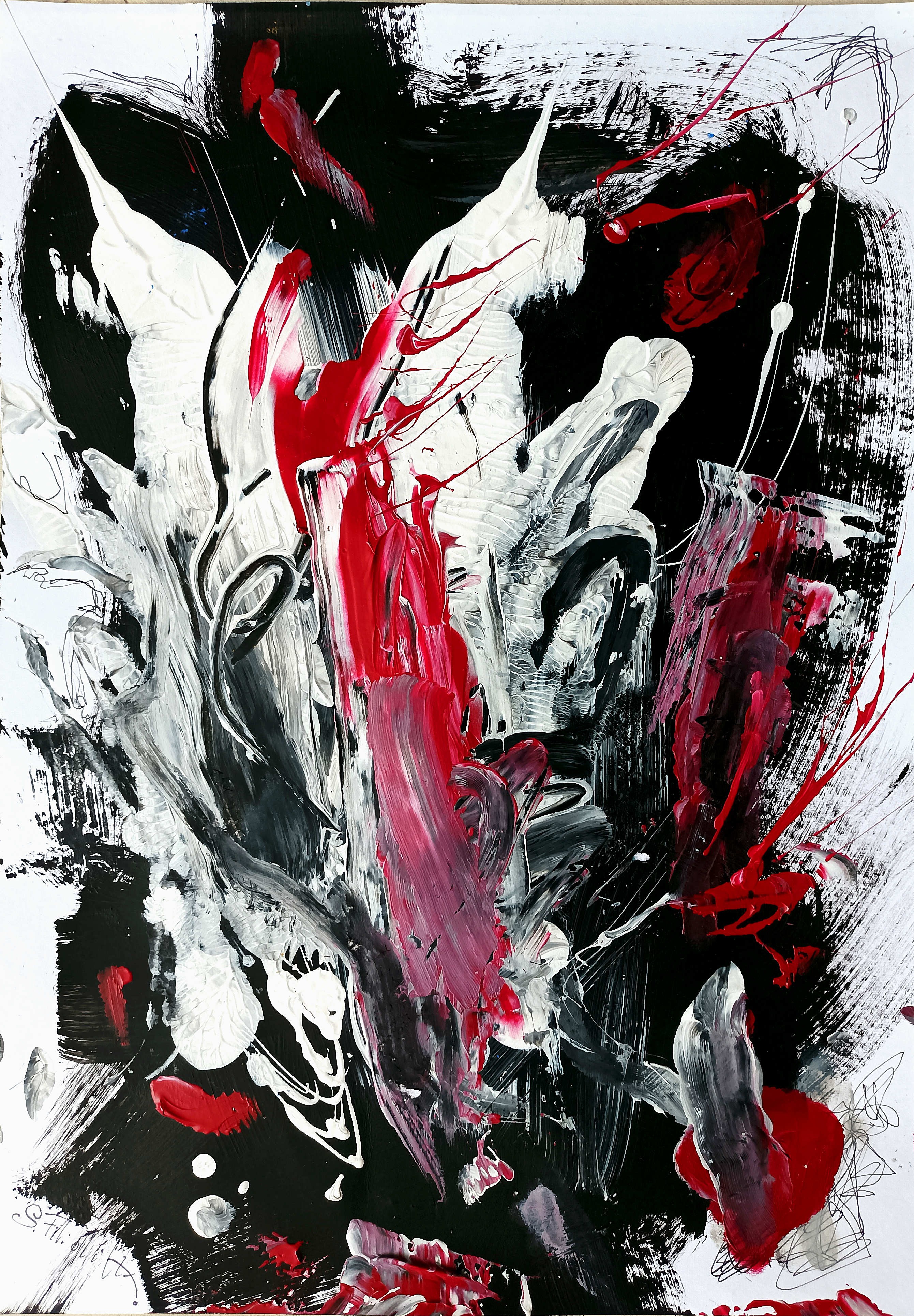 Saverio Filioli Uranio, Red explosion Saverio Filioli Uranio, Red explosion