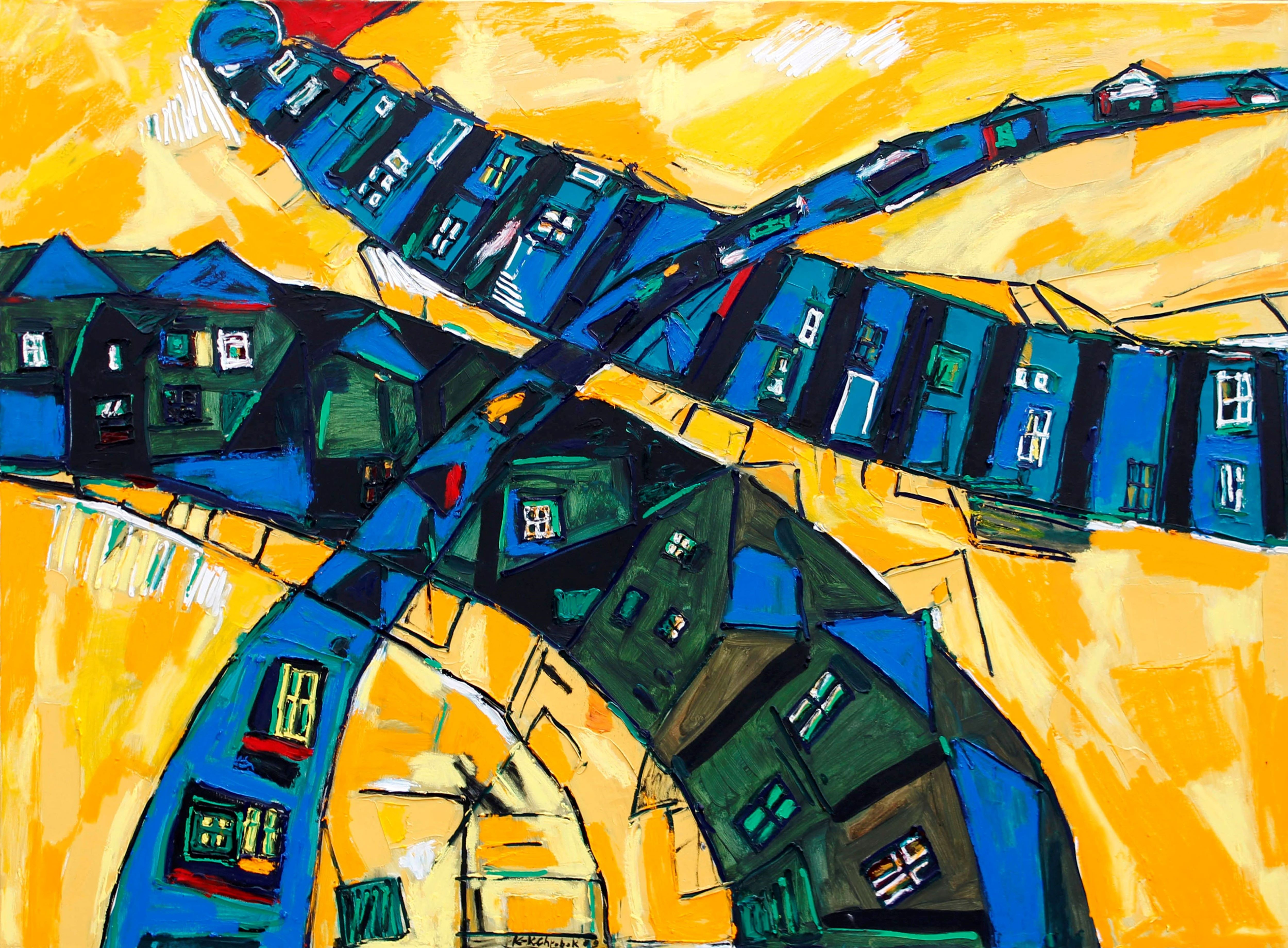 Karl-Karol Chrobok, Dreamed city no.12 Karl-Karol Chrobok, Dreamed city no.12