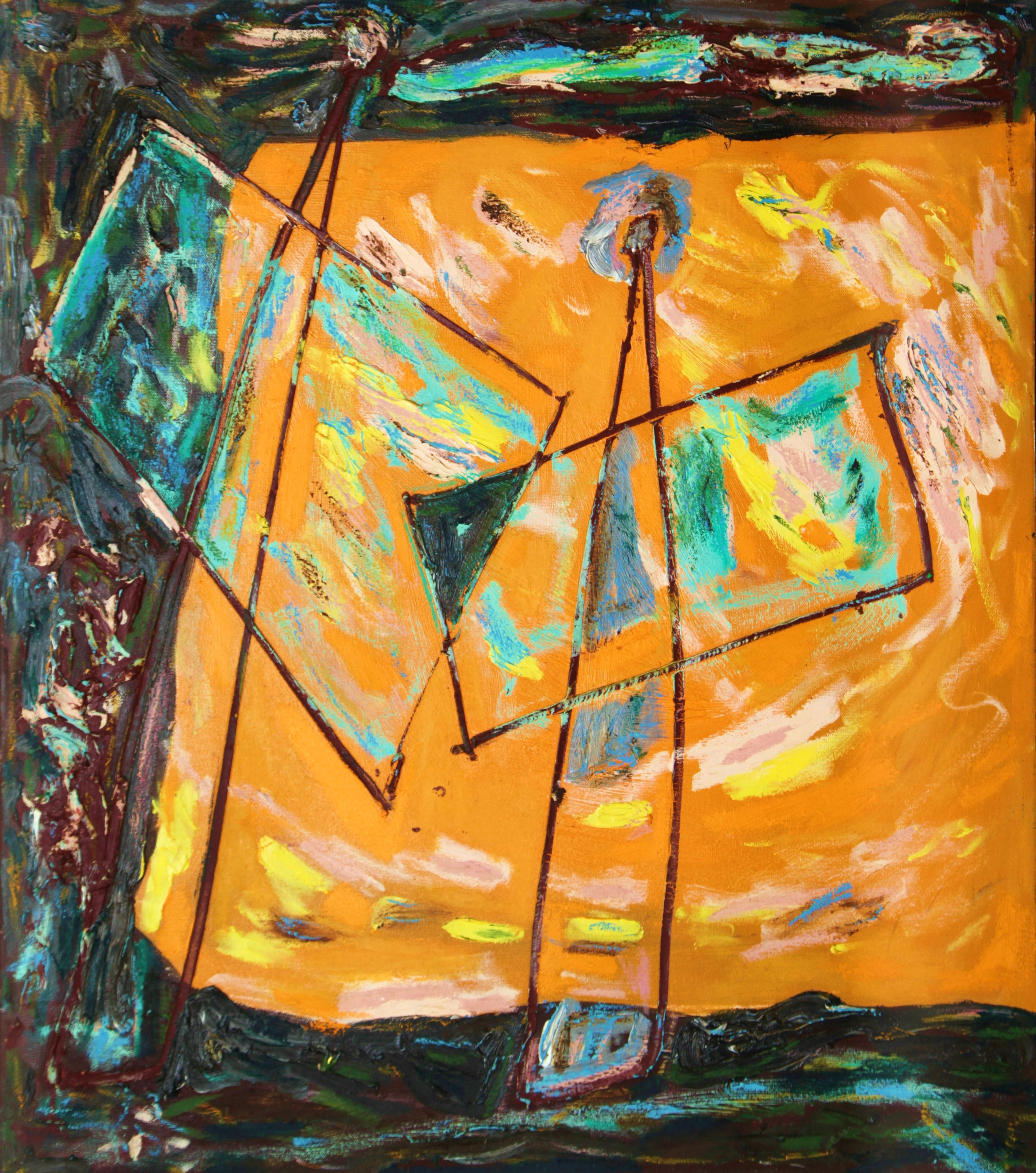 Karl-Karol Chrobok, Encounter two painters in the cave Karl-Karol Chrobok, Encounter two painters in the cave