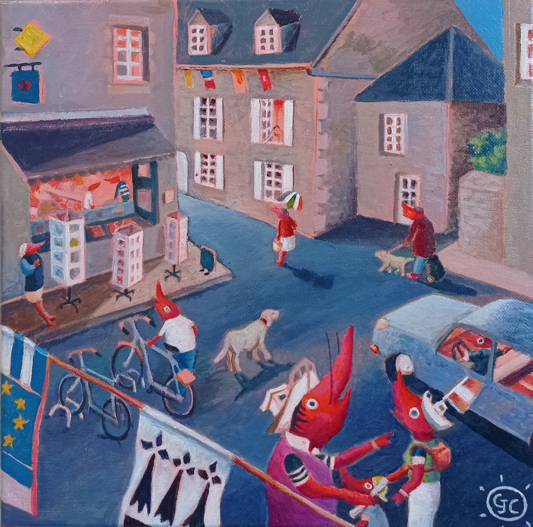 Jean-Charles Gautier, Crevettes village breton Jean-Charles Gautier, Crevettes village breton