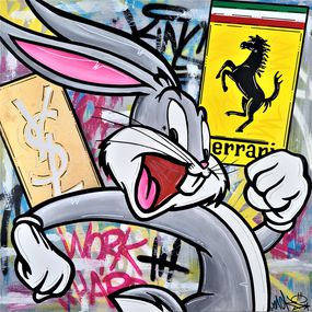 Painting, Bugs Bunny in the Street, Nacks