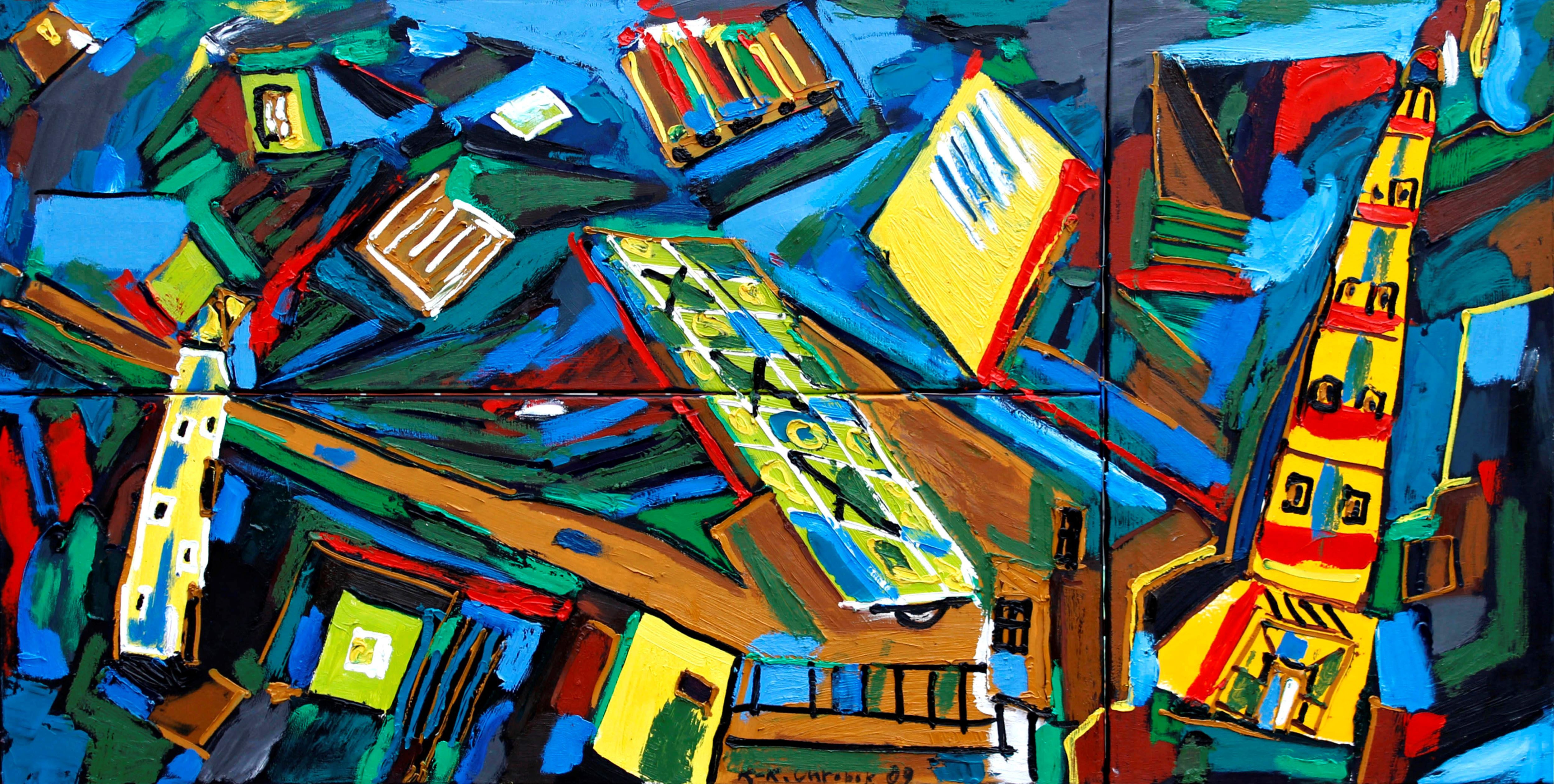 Karl-Karol Chrobok, Landscape with lighthouse Karl-Karol Chrobok, Landscape with lighthouse