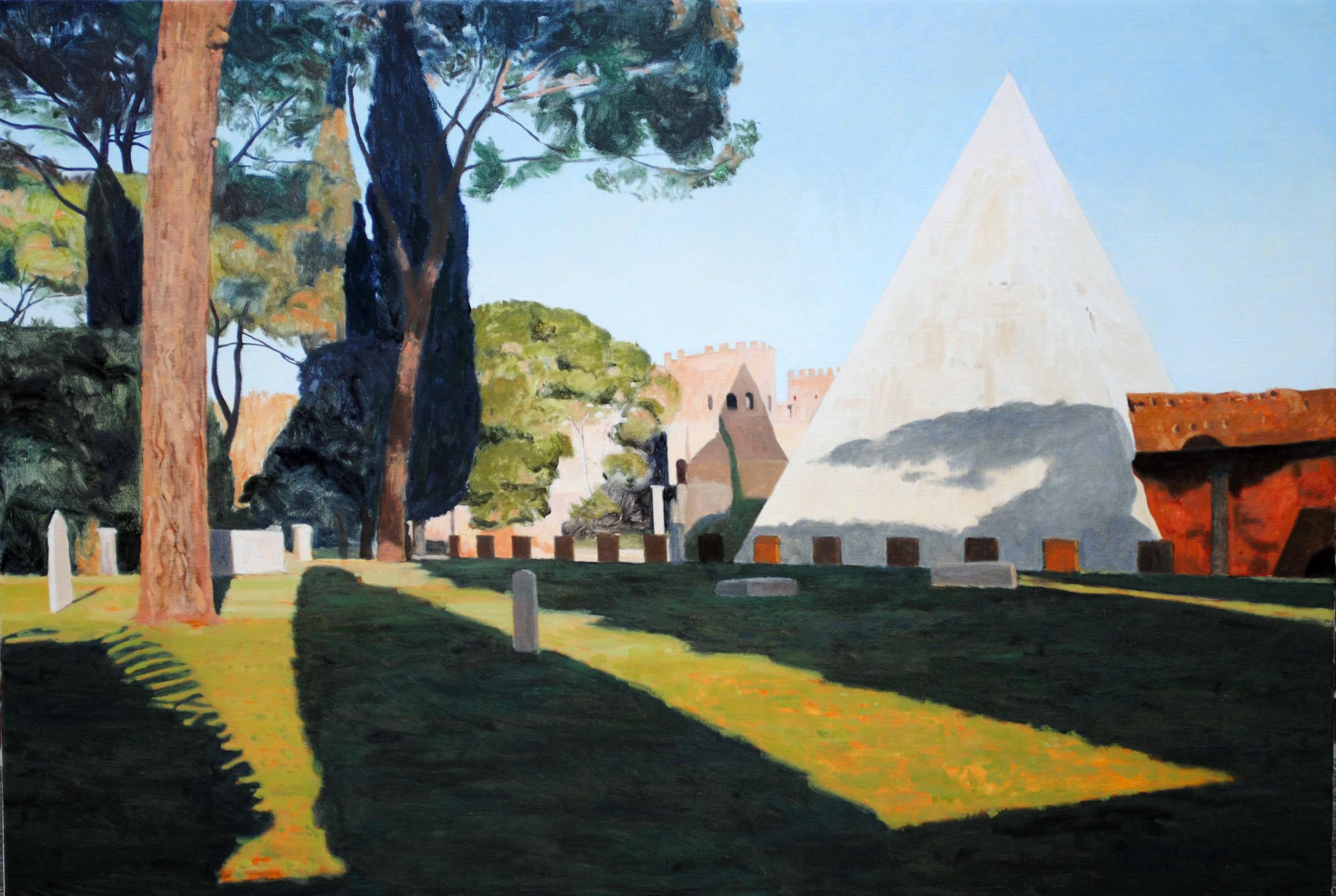 Philippe Pradalié, The Pyramid of Caius Cestius Philippe Pradalié, The Pyramid of Caius Cestius