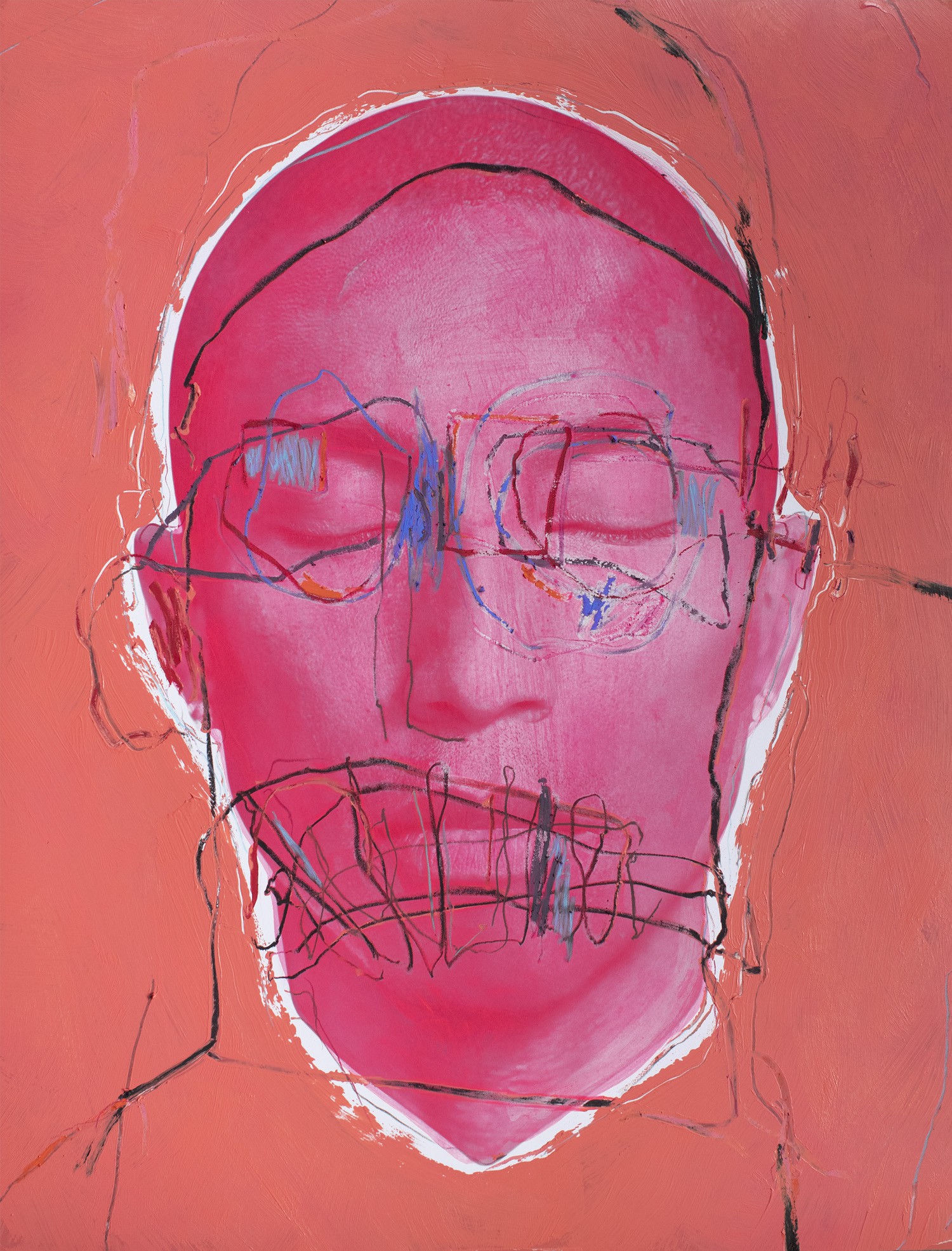 Hunter & Gatti, L'Éternel Recommencement. Pharrell Williams Portrait intervened by the artists Hunter & Gatti, L'Éternel Recommencement. Pharrell Williams Portrait intervened by the artists