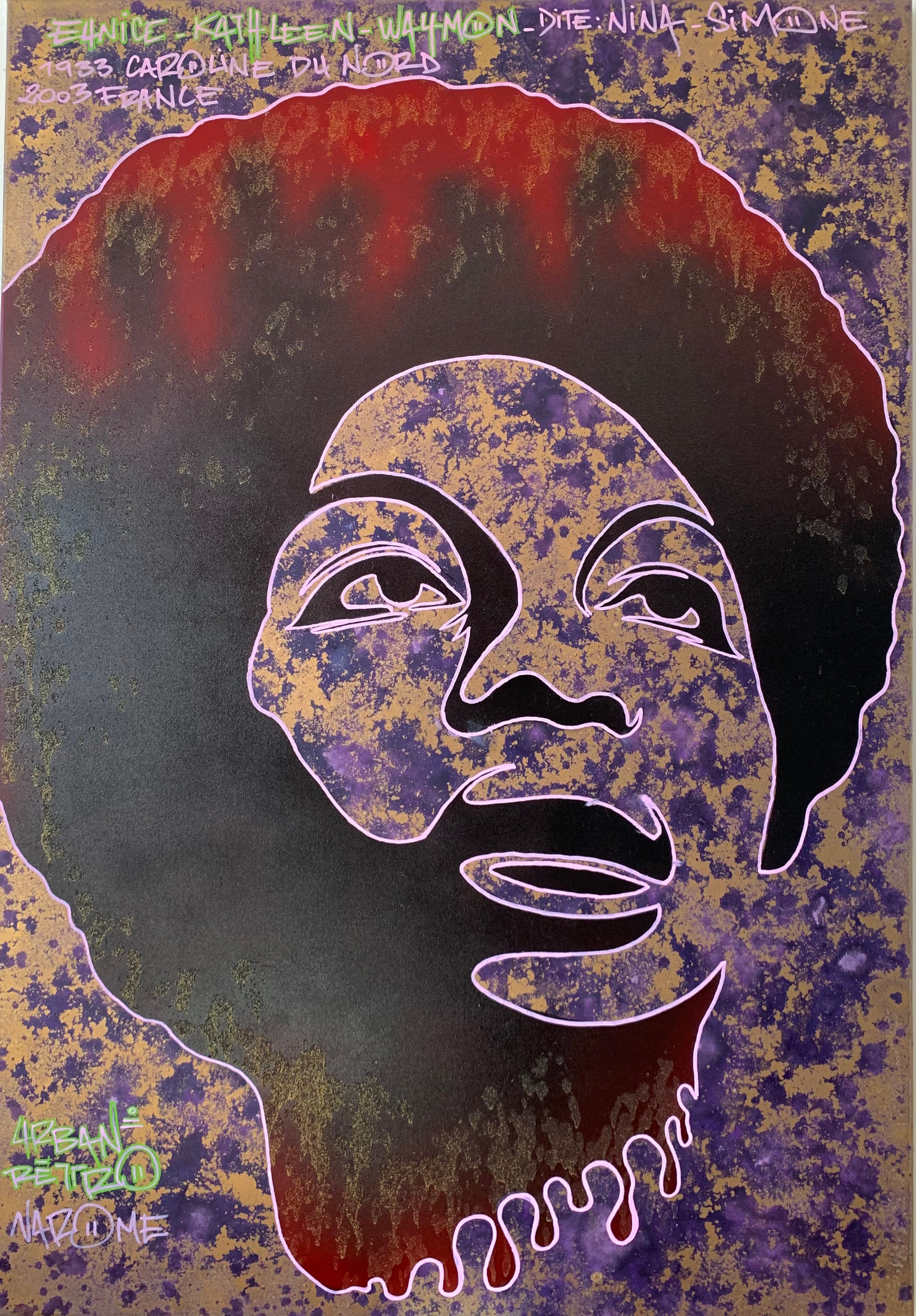 Narôme, Portrait de Nina Simone Narôme, Portrait de Nina Simone