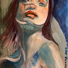 Painting, Labradorite Glow, Lisbeth Buonanno