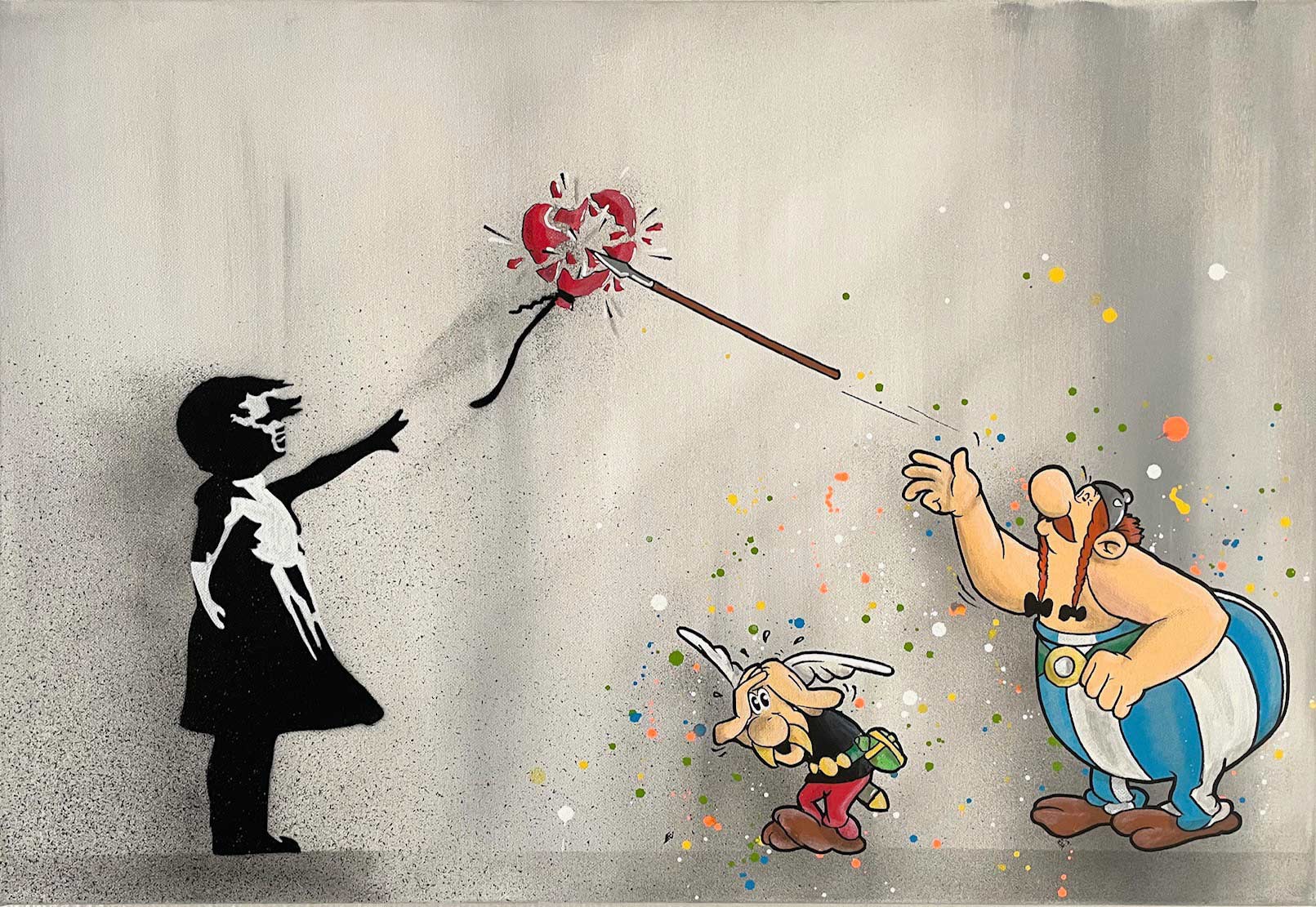 Gripe, Obelix Vs Banksy Gripe, Obelix Vs Banksy
