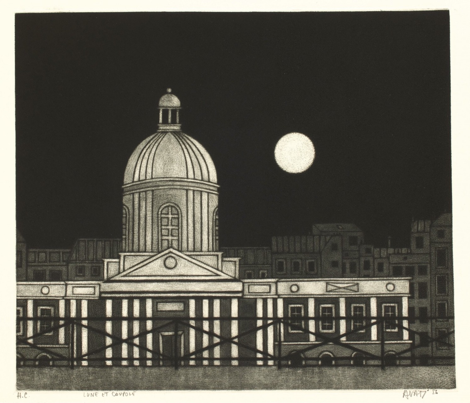 Mario Avati, Lune et coupole Mario Avati, Lune et coupole