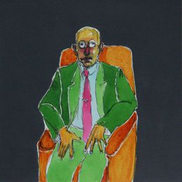 Man on a chair, Mohammad Omran