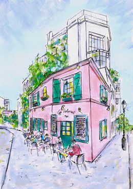 La Maison Rose, Montmartre, Paris France, Kirstin McCoy